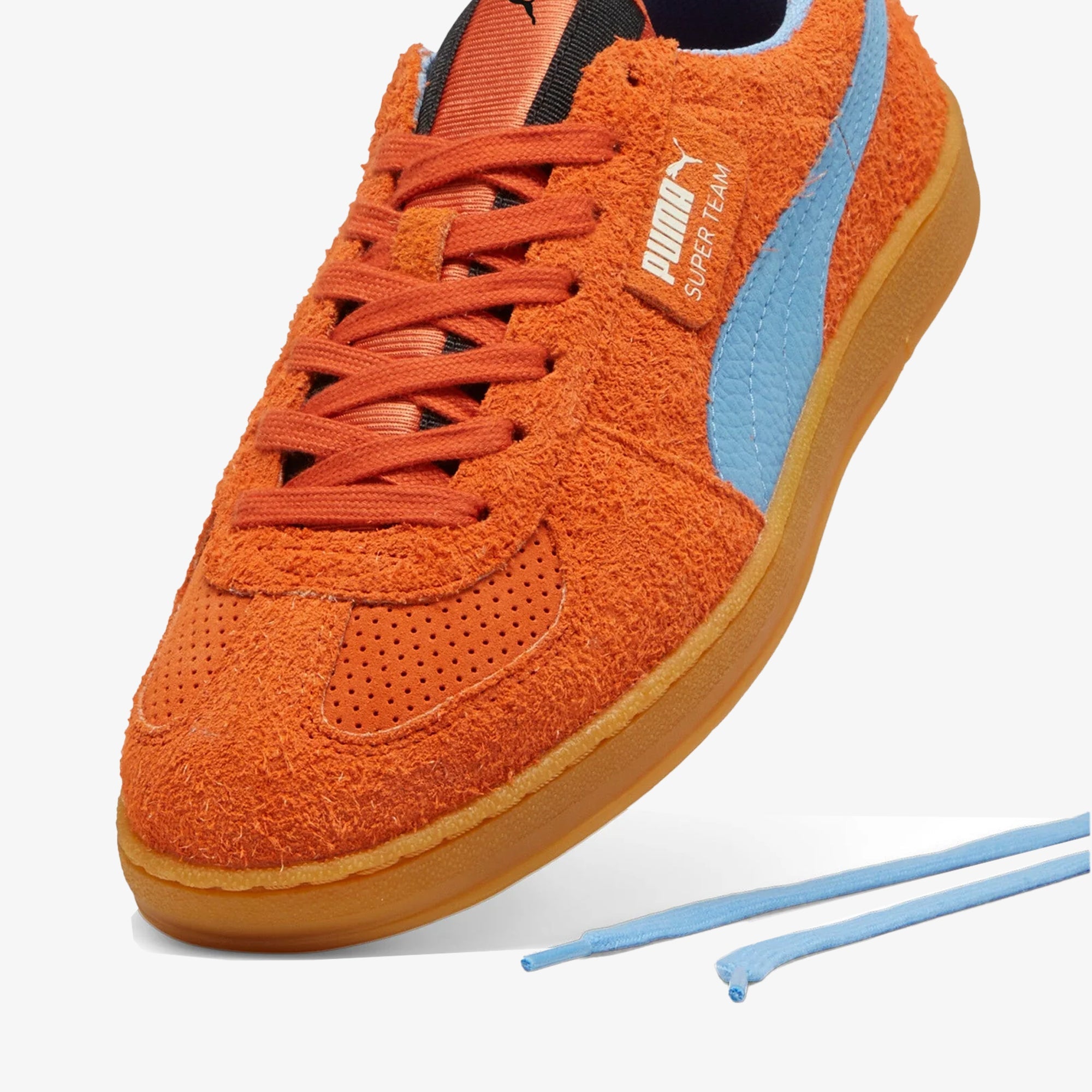 Puma | Super Team No 14 { Flame Flicker/team Light Blue - view 3
