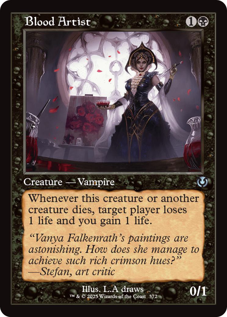 Blood artist 372 – Magic Blood Artist [372] [Retro Frame] [Innistrad Remastered] [Non-Foil]