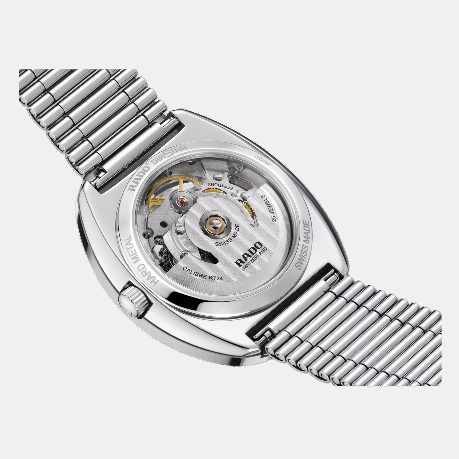 Rado Diastar Men Automatic Black Dial Analog Stainless Steel Watch R12063103 - view 4