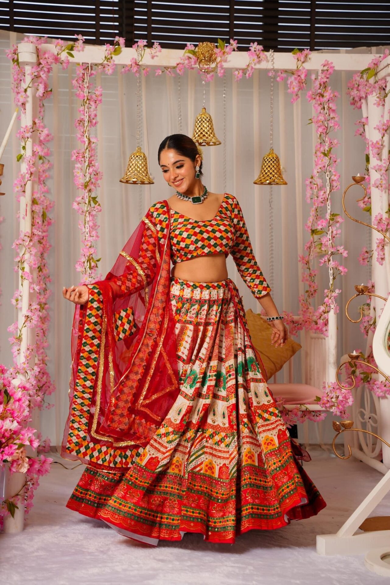 Idaho-o Lakshmi silk lehenga set – Women's