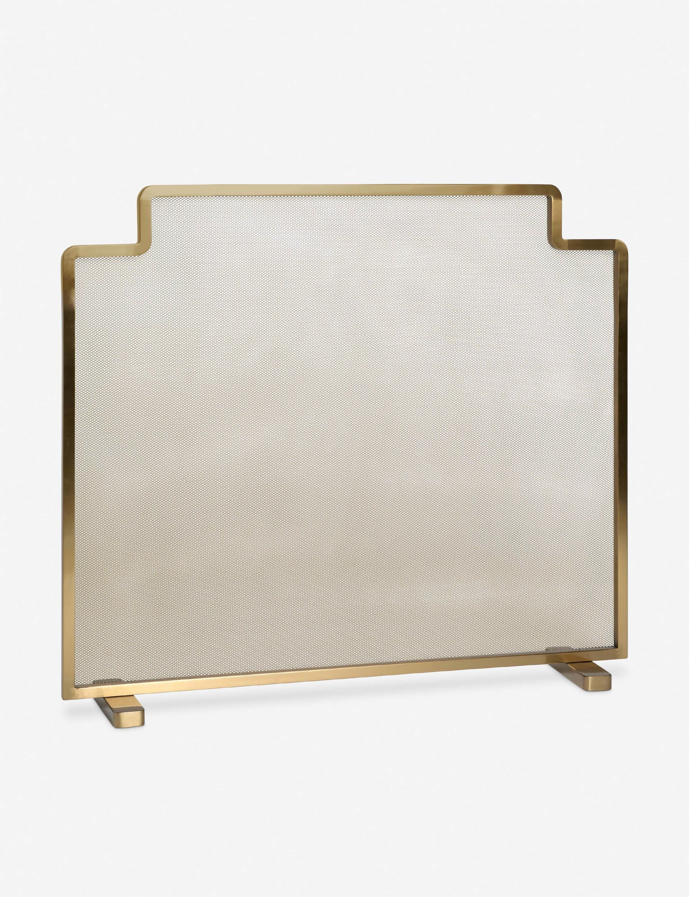 Lulu and Georgia Langham Fireplace Screen – Gold - view 3