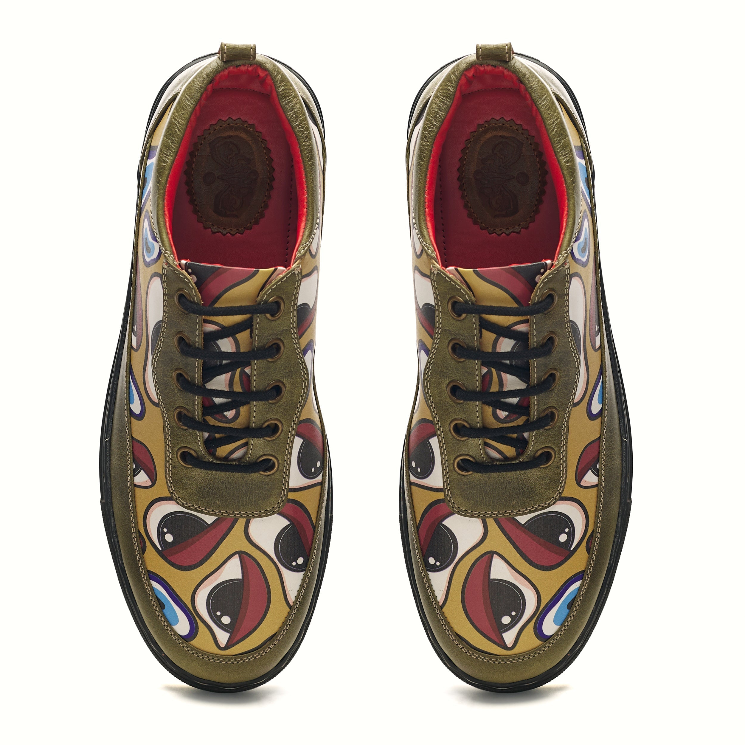 Banjaaran India ‘Nazar’ Sneake_r for Women – Mustard (discontinued) - view 2