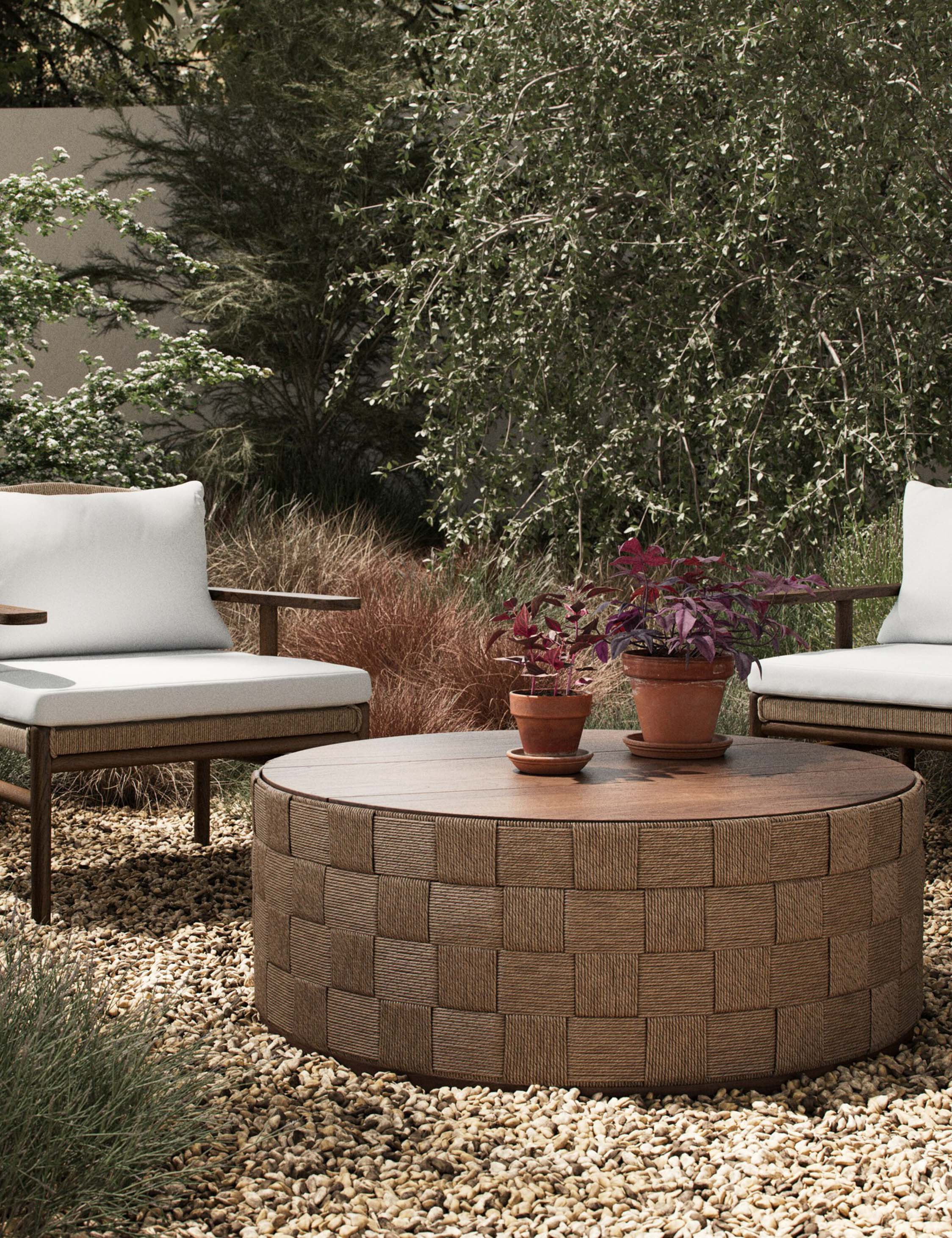 Lulu and Georgia Corsica Round Outdoor Coffee Table - view 2