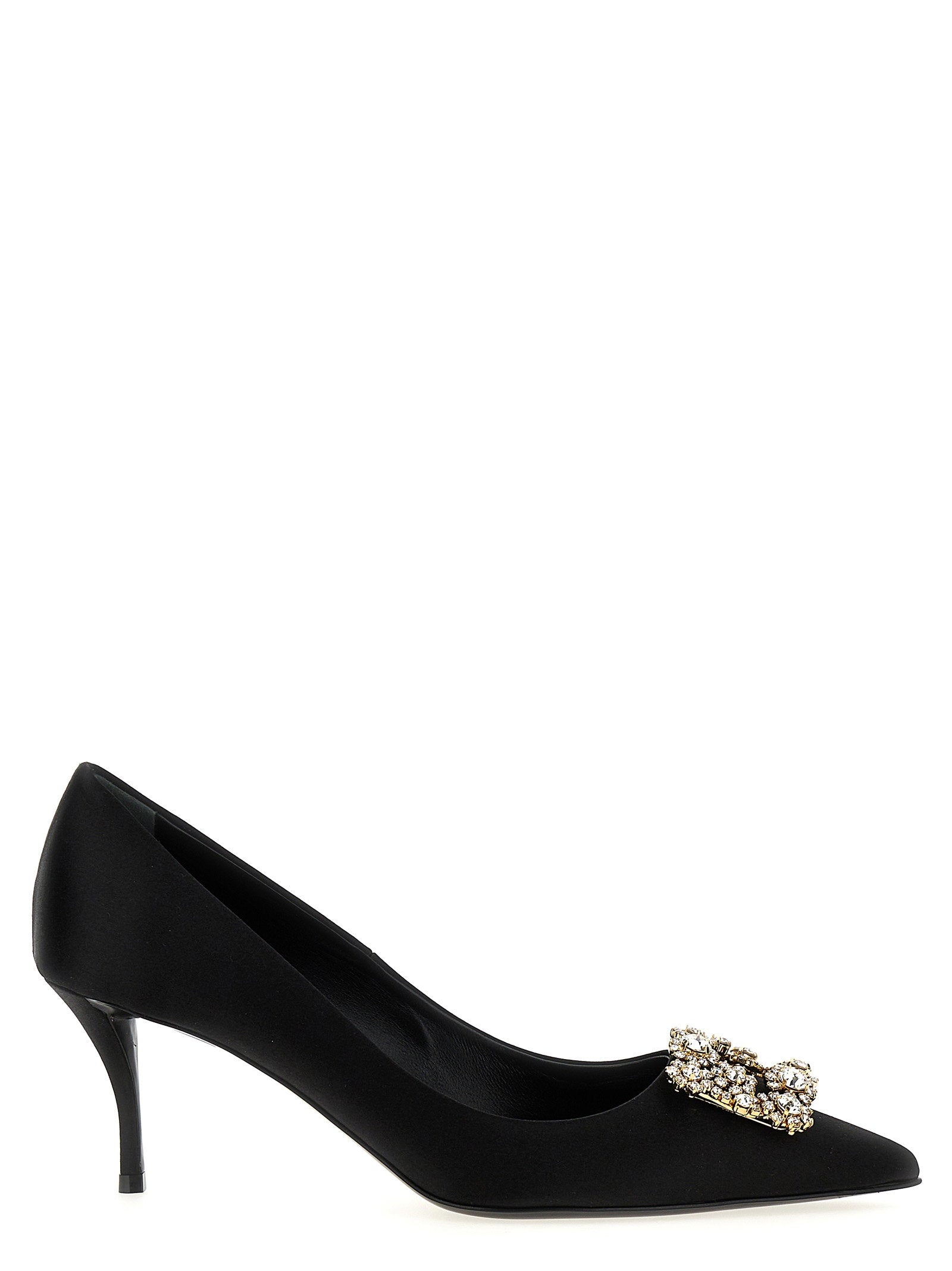 Roger Vivier Efflorescence Pumps – 68% viscose, 32% silk