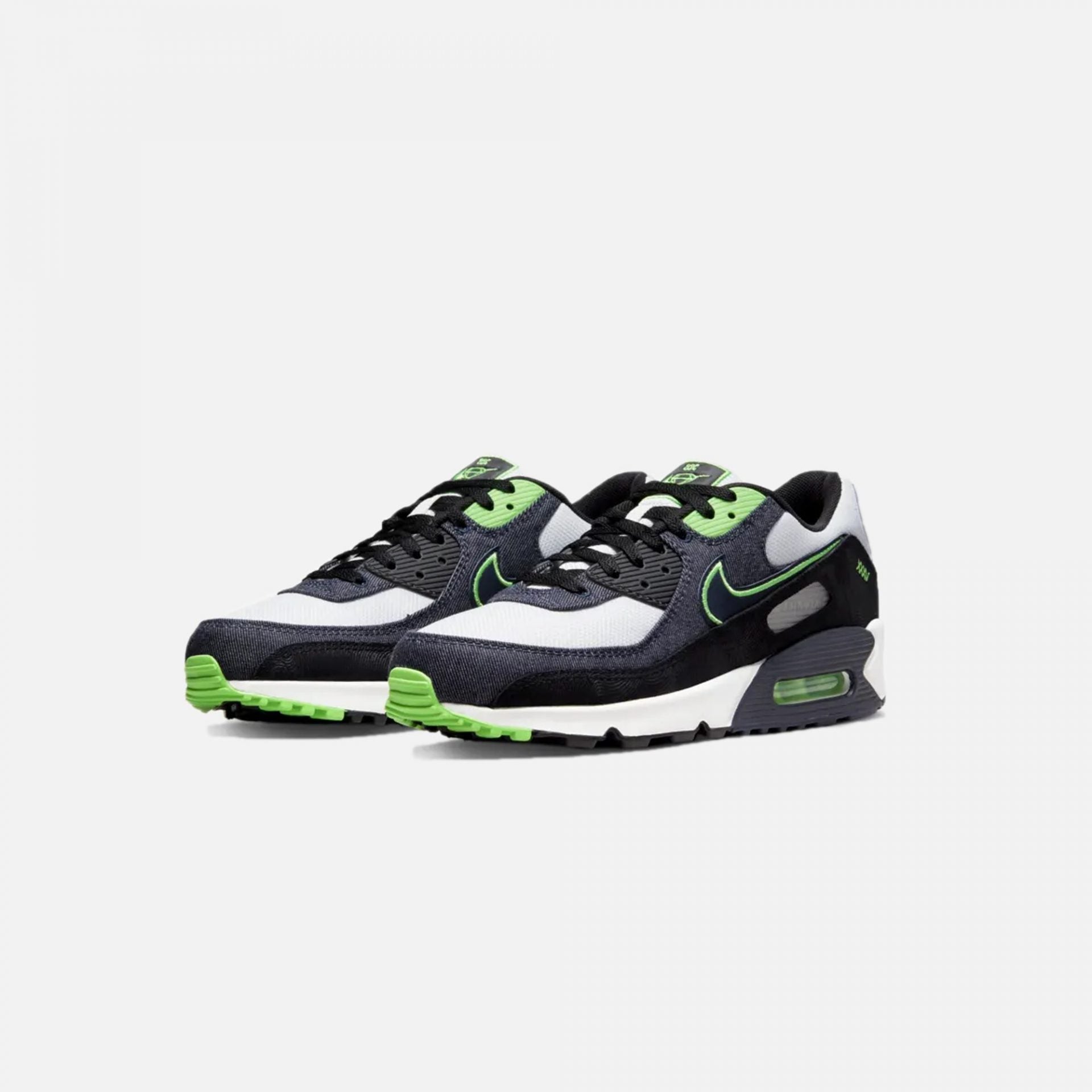 Nike | AIR MAX 90 SE { BLACK / SCREAM GREEN