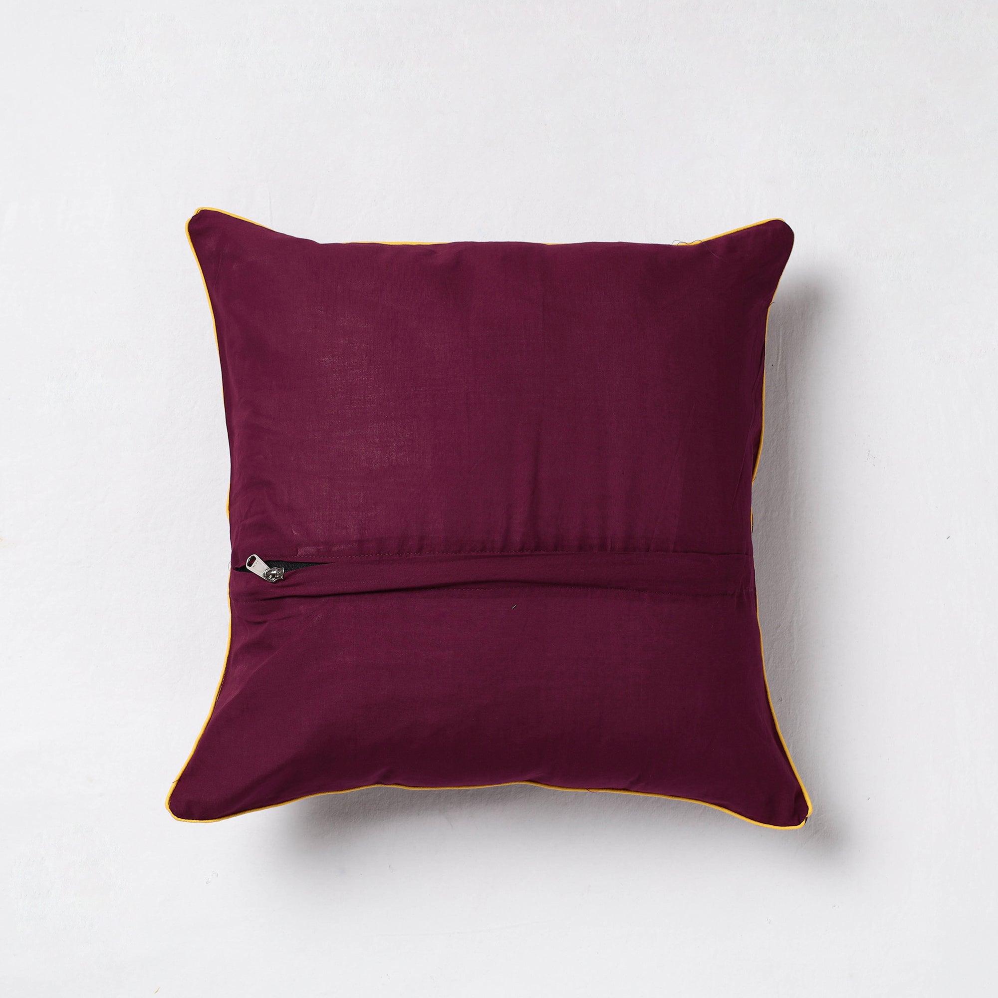 NOORI BAZAR Brown - Sambalpuri Ikat Cotton Cushion Cover (16 x 16 in) - view 3