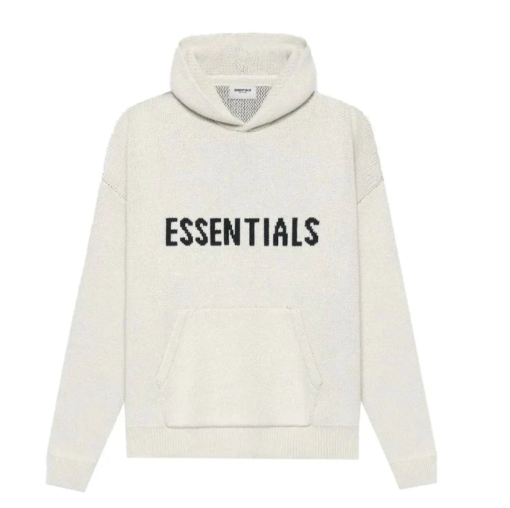 Cop Underdog Fear Of God Essentials Knit Hoodie Cream