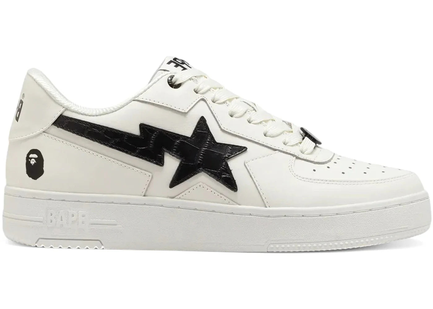 Sta icon 1 – A Bathing Ape Bape Sta Icon #1 M2 White Black