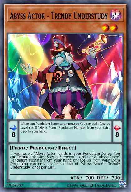 Yu-Gi-Oh! Abyss Actor - Trendy Understudy - COTD-EN097 - Common - Unlimited