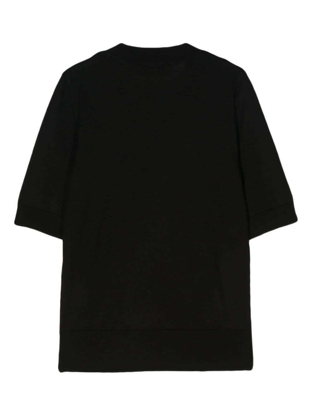 Wild Cashmere Silk and cashmere blend half-sleeve sweater - view 2