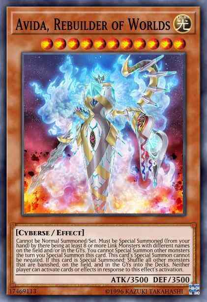 Yu-Gi-Oh! Avida, Rebuilder of Worlds - RIRA-EN027 - Super Rare - 1st Edition