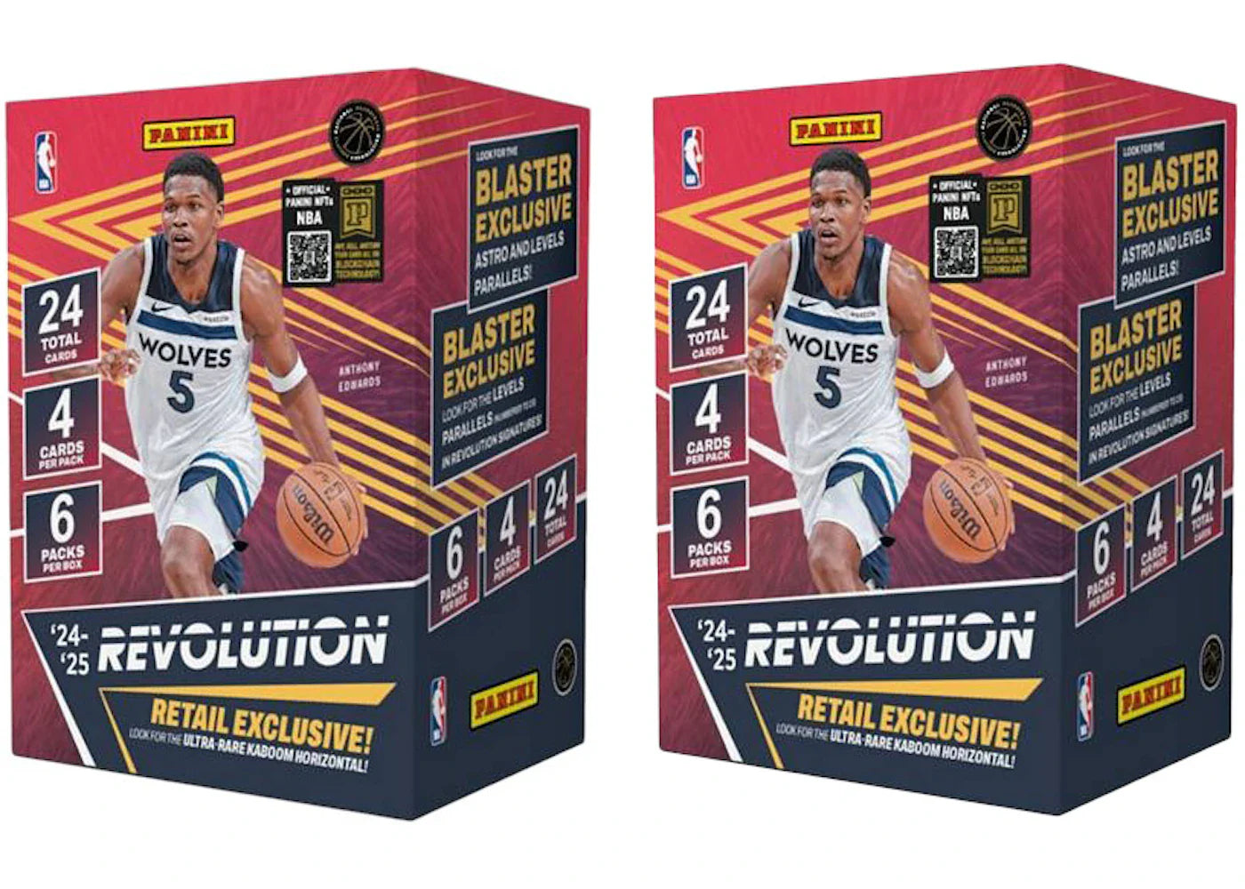 2024-25 Panini Revolution Basketball Blaster Box 2x Lot