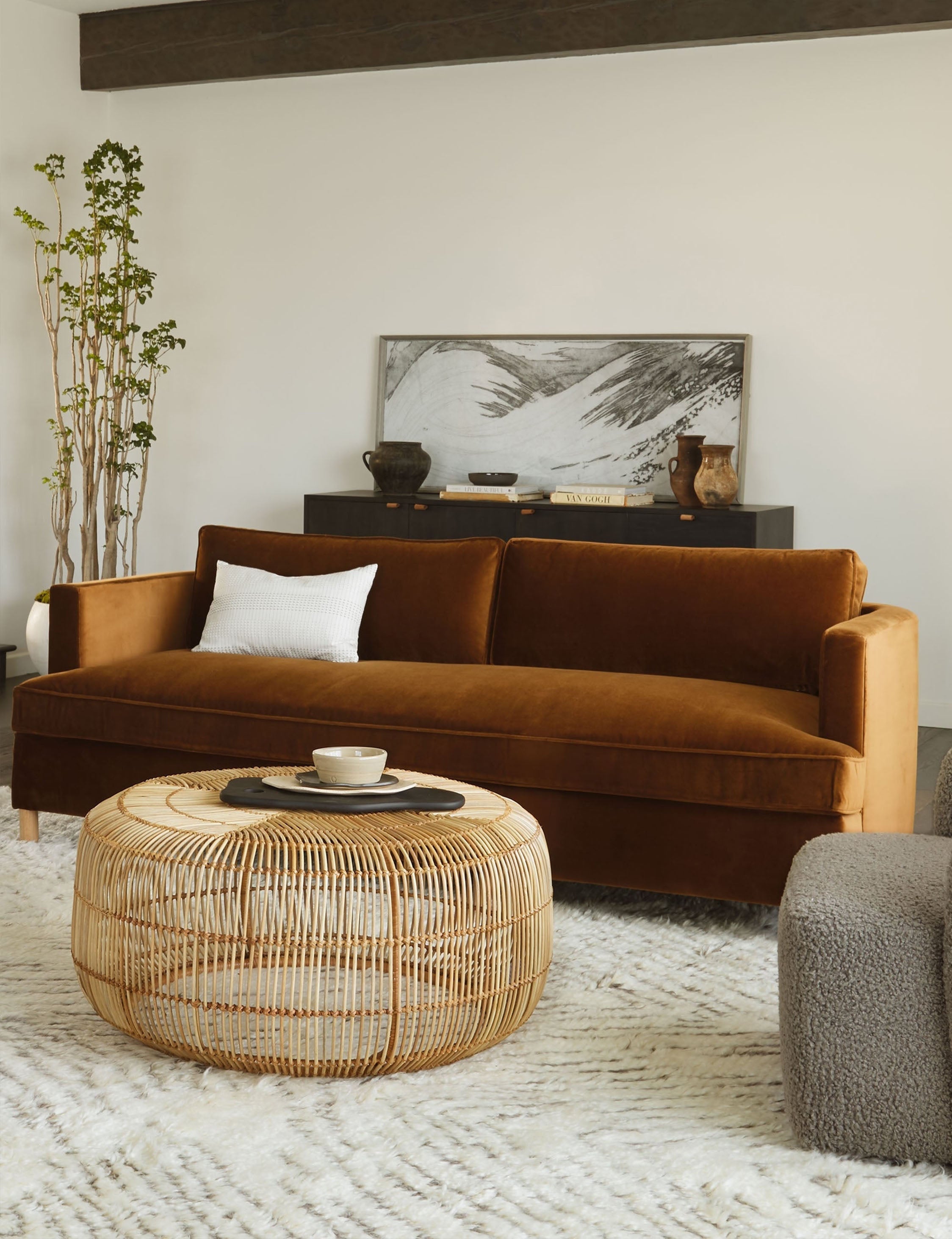 Lulu and Georgia Amina Round Coffee Table - view 3