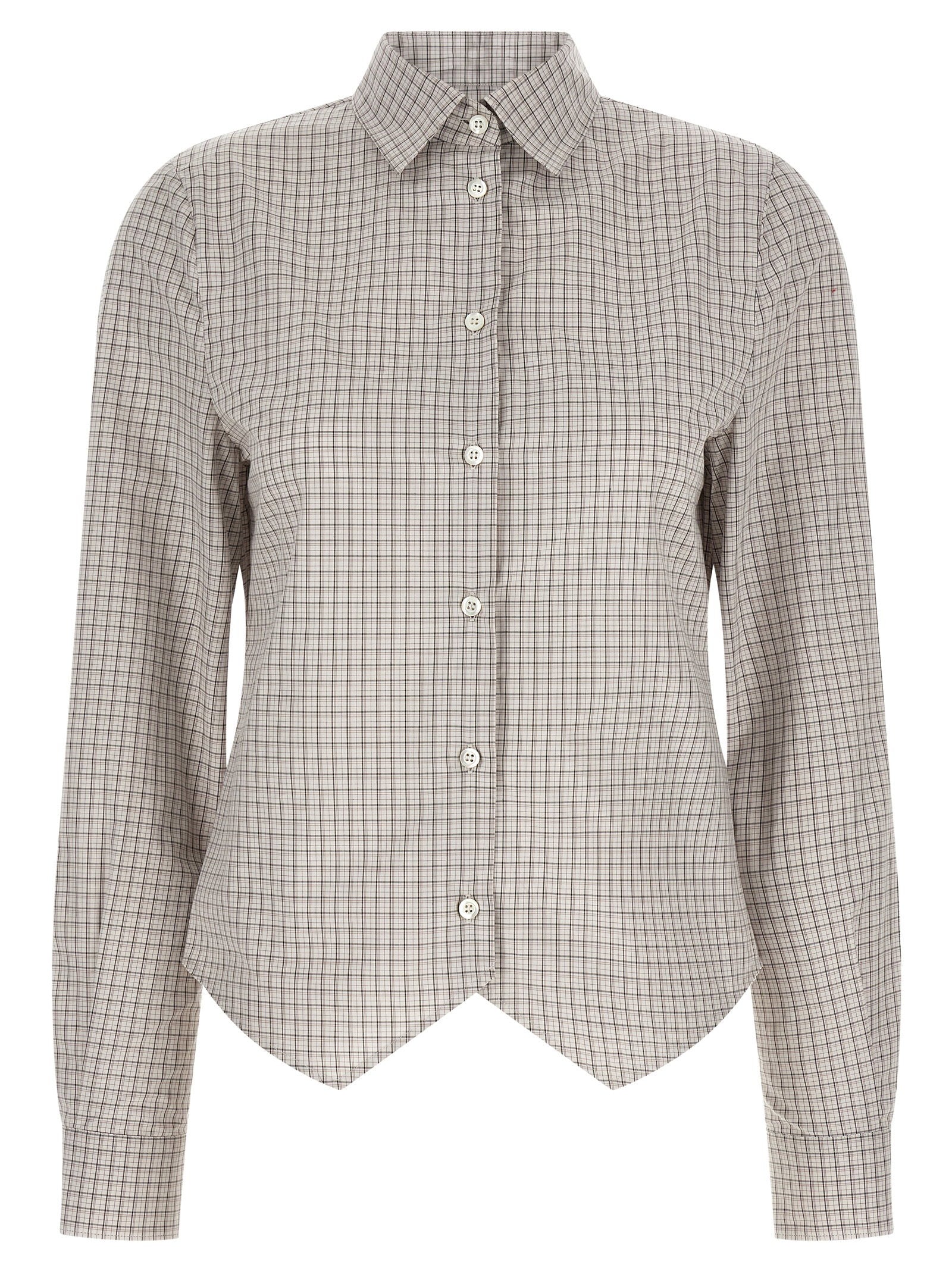 Maison Margiela Pointed Hem Shirt – 100% cotton