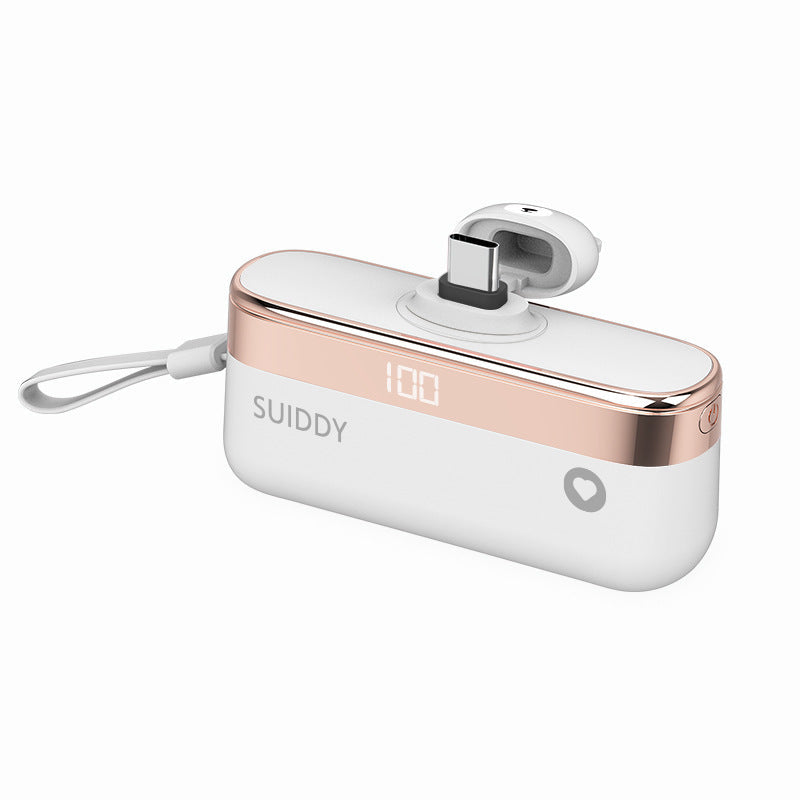 Peeperly Petite Portable 5000mAh Super Fast Power Bank