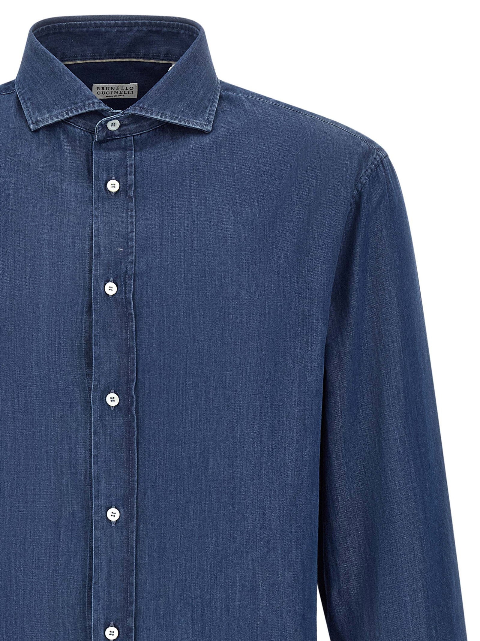 Brunello Cucinelli Denim Shirt – 100% cotton - view 3