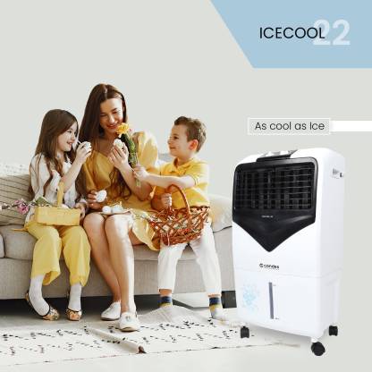 Candes Icecool Room/Personal Air Cooler (White Black) - view 2