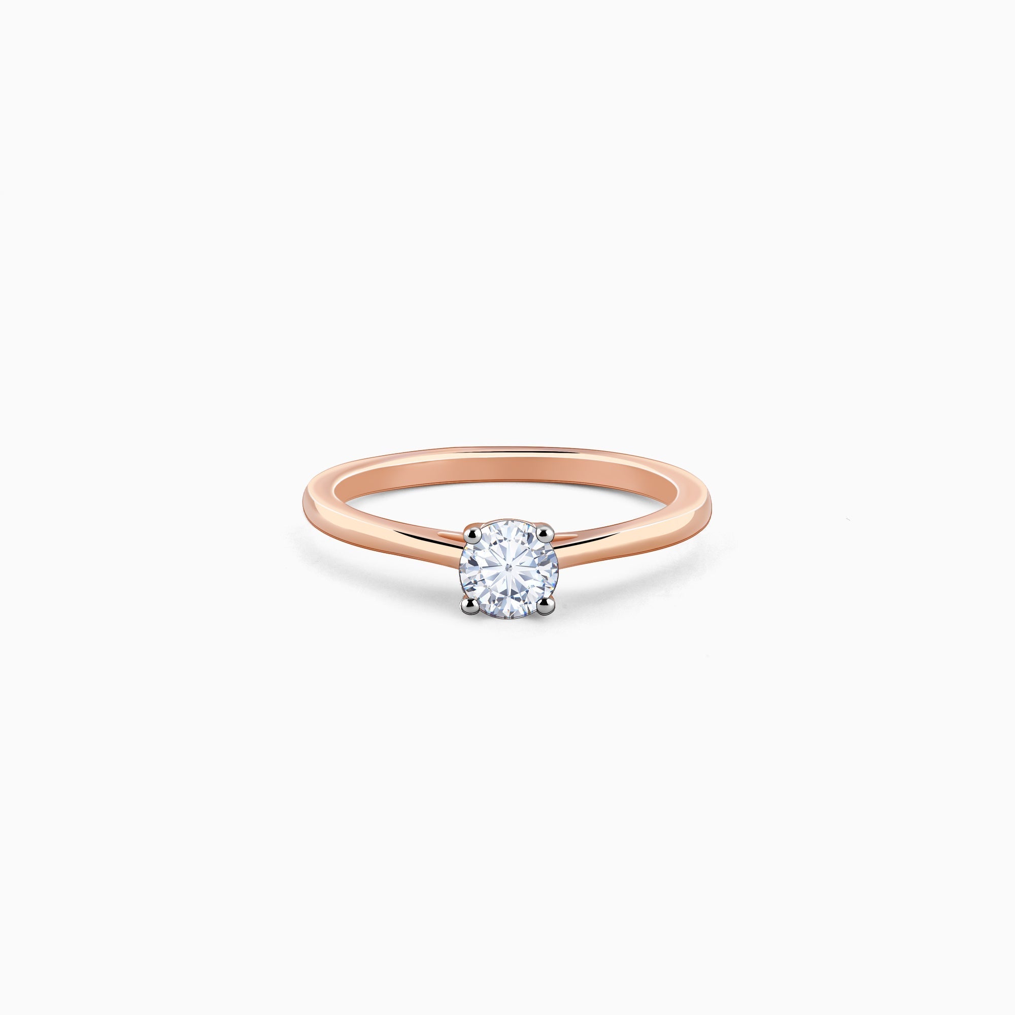 GIVA Jewellery Rose Gold Solitaire Dream Ring