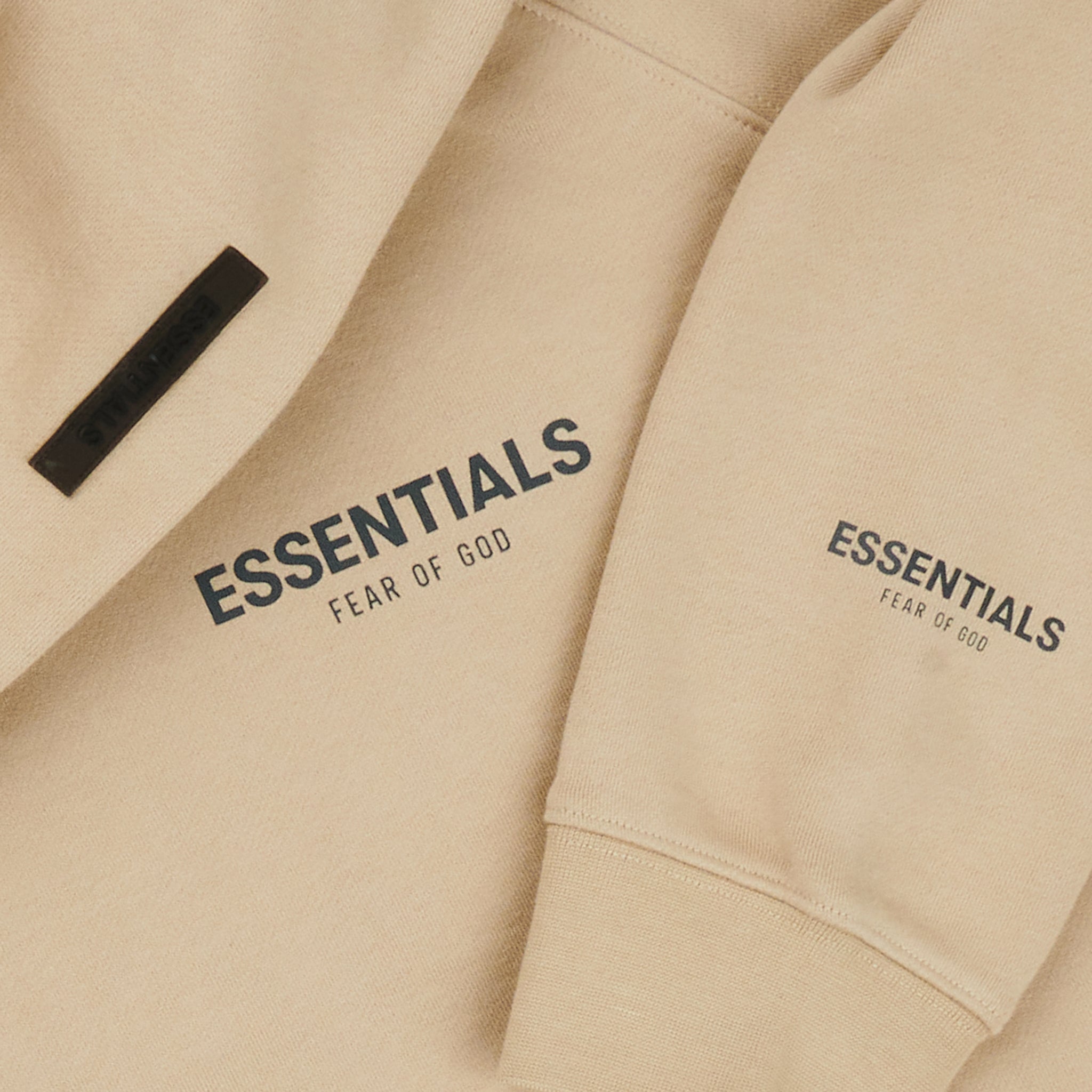 Fear Of God Essentials Linen Hoodie – Beige - view 2