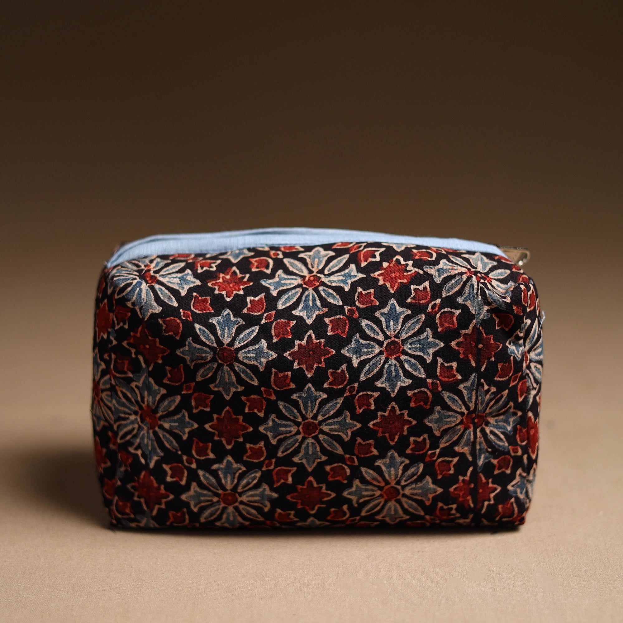 NOORI BAZAR Black - Handmade Cotton Toiletry Pouch 10
