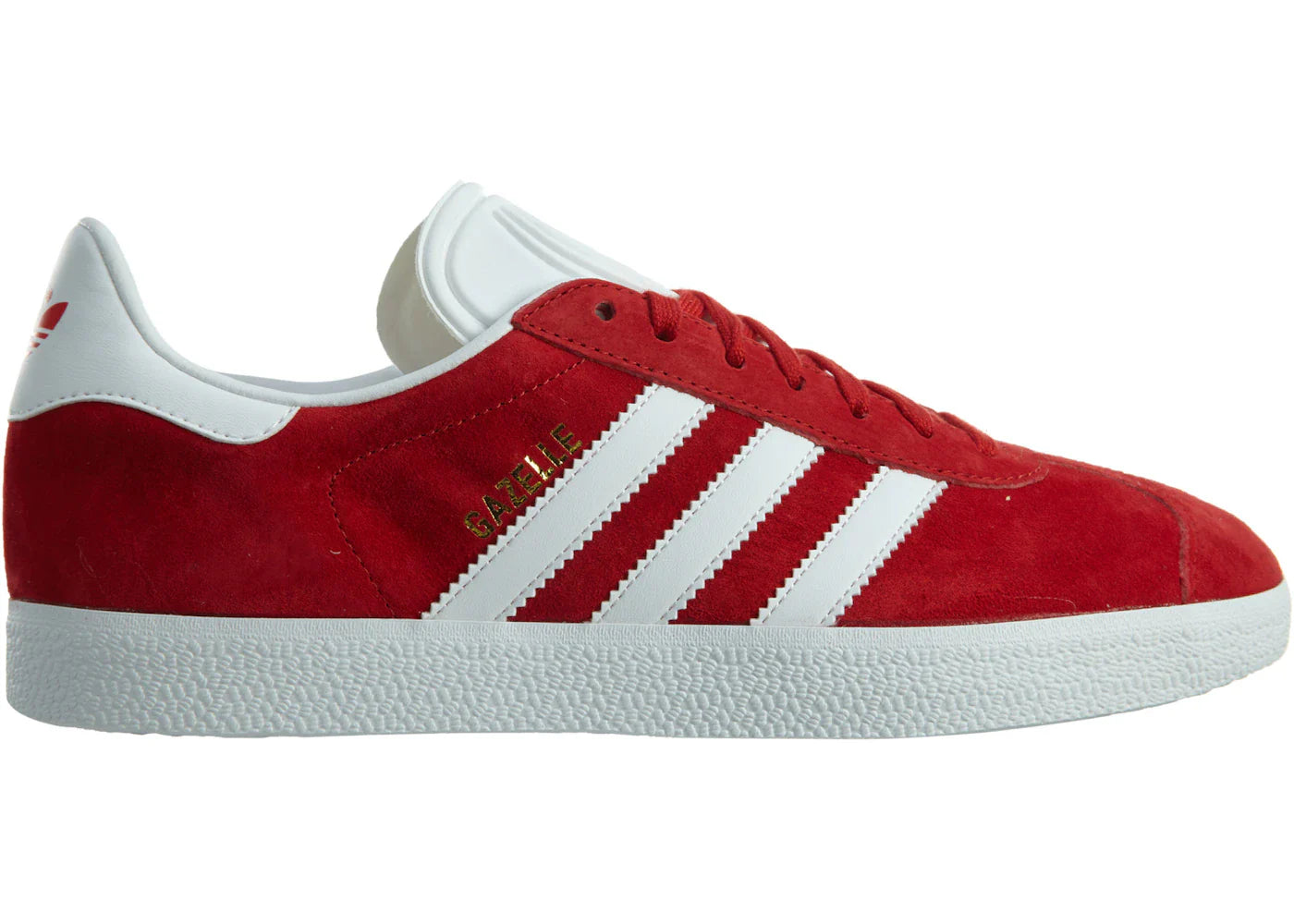 Scarlet white gold – Adidas Gazelle Scarlet/White/Gold Metallic
