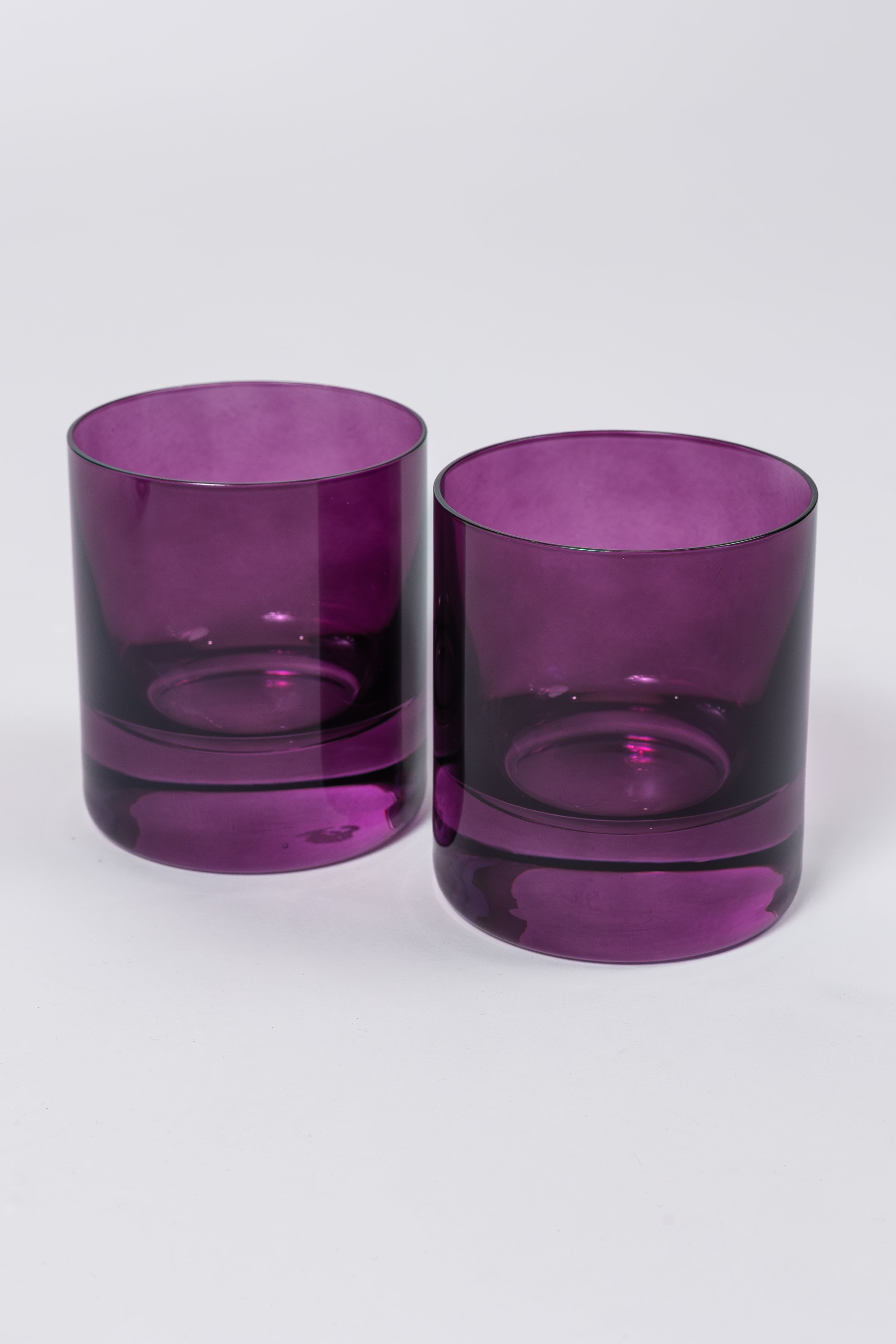 Estelle Colored Glass Estelle Colored Rocks Glass - Set of 2 {Amethyst} - view 2