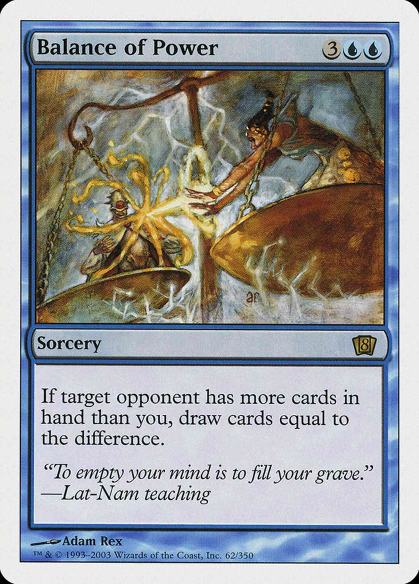 Magic Balance of Power [62] [Eighth Edition] [Non-Foil]