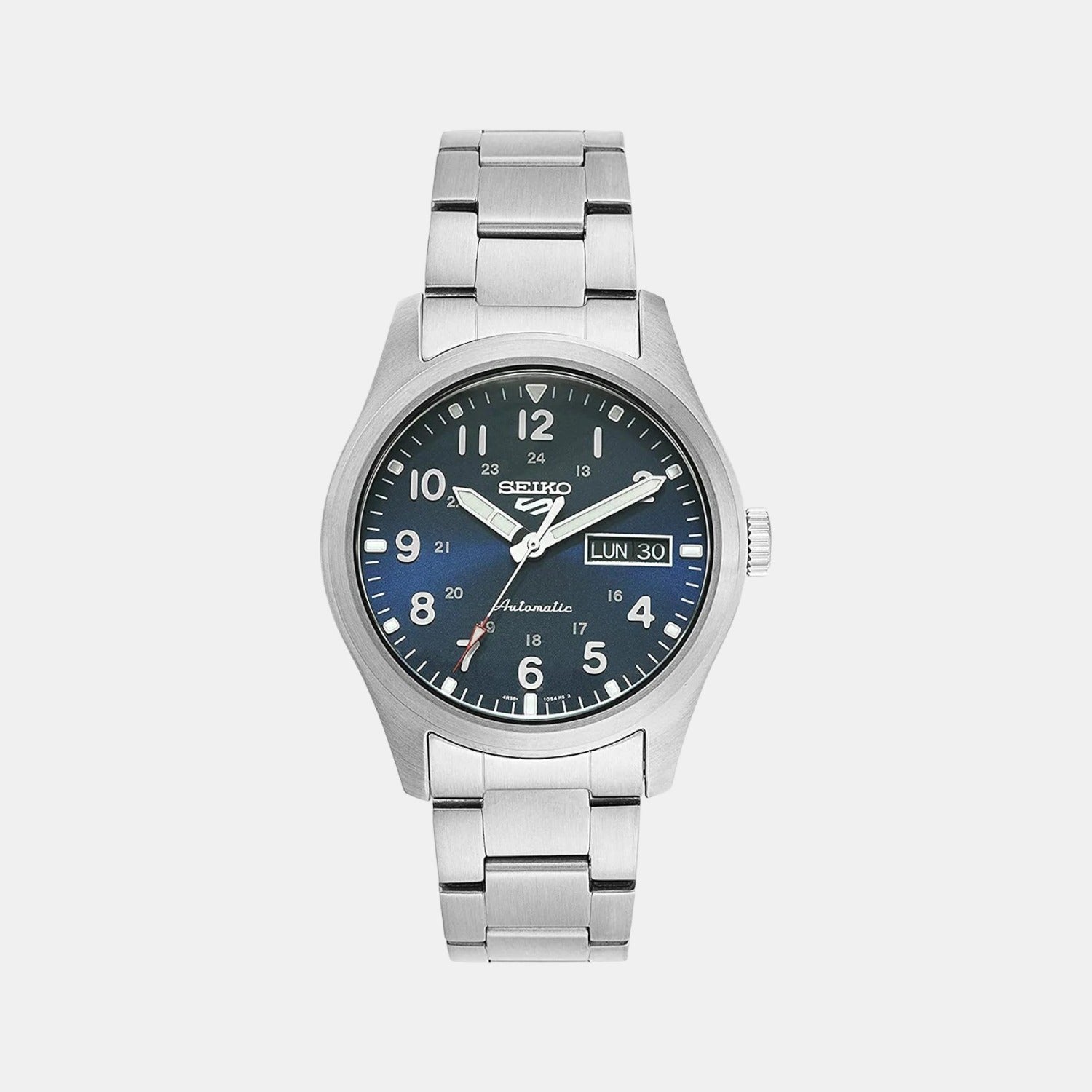 Seiko 5 Sports Men Automatic Blue Dial Analog Stainless Steel Watch SRPG29K1