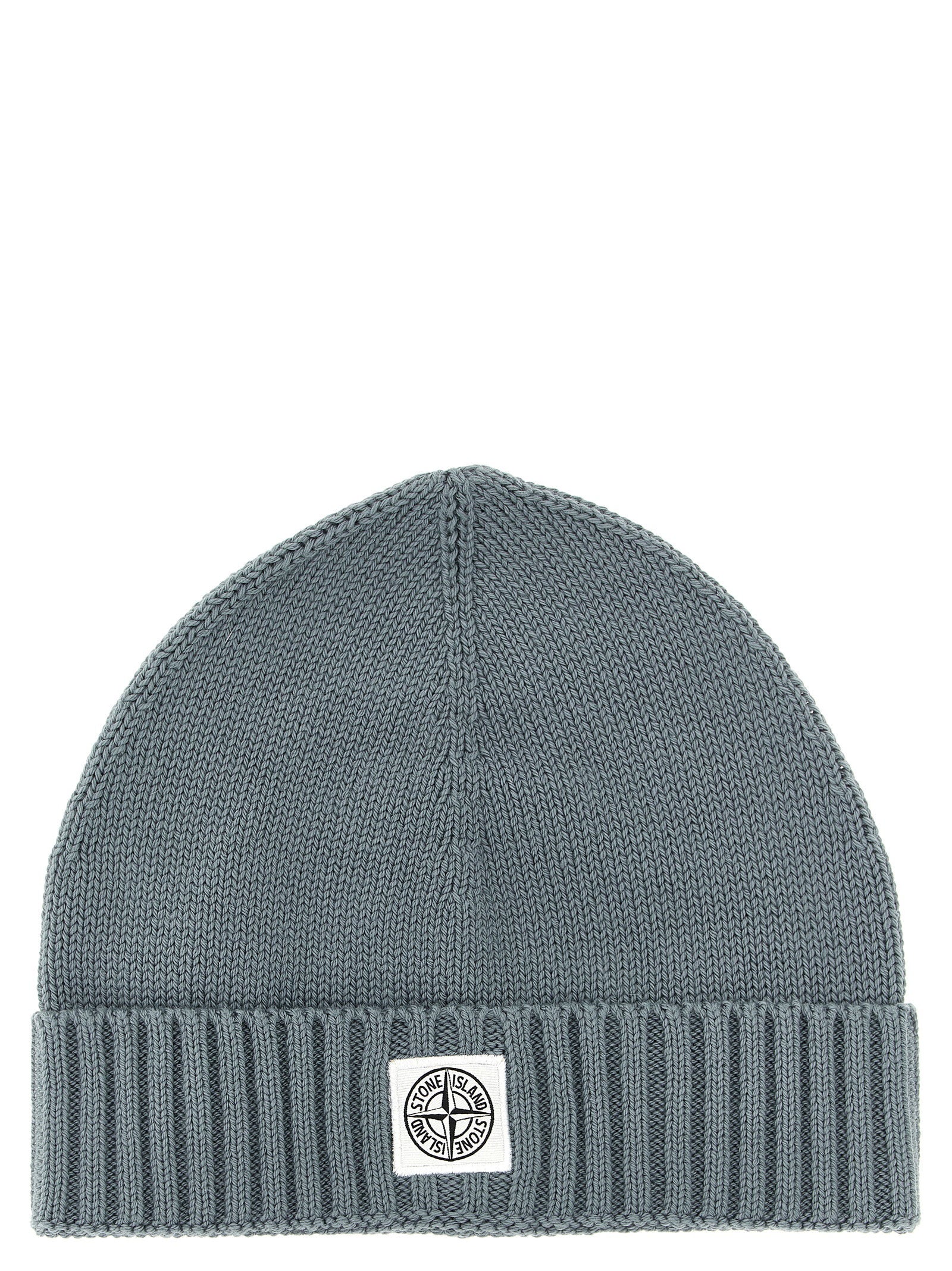 Stone Island Junior Logo Patch Beanie – 95% cotton 5% polyamide