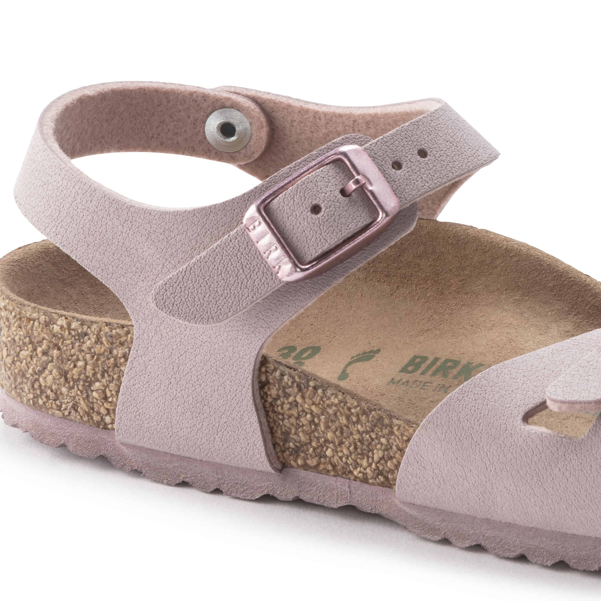 Birkenstock Rio Kids Birko-Flor Nubuck – Purple Purple/Lavender Blush - view 5