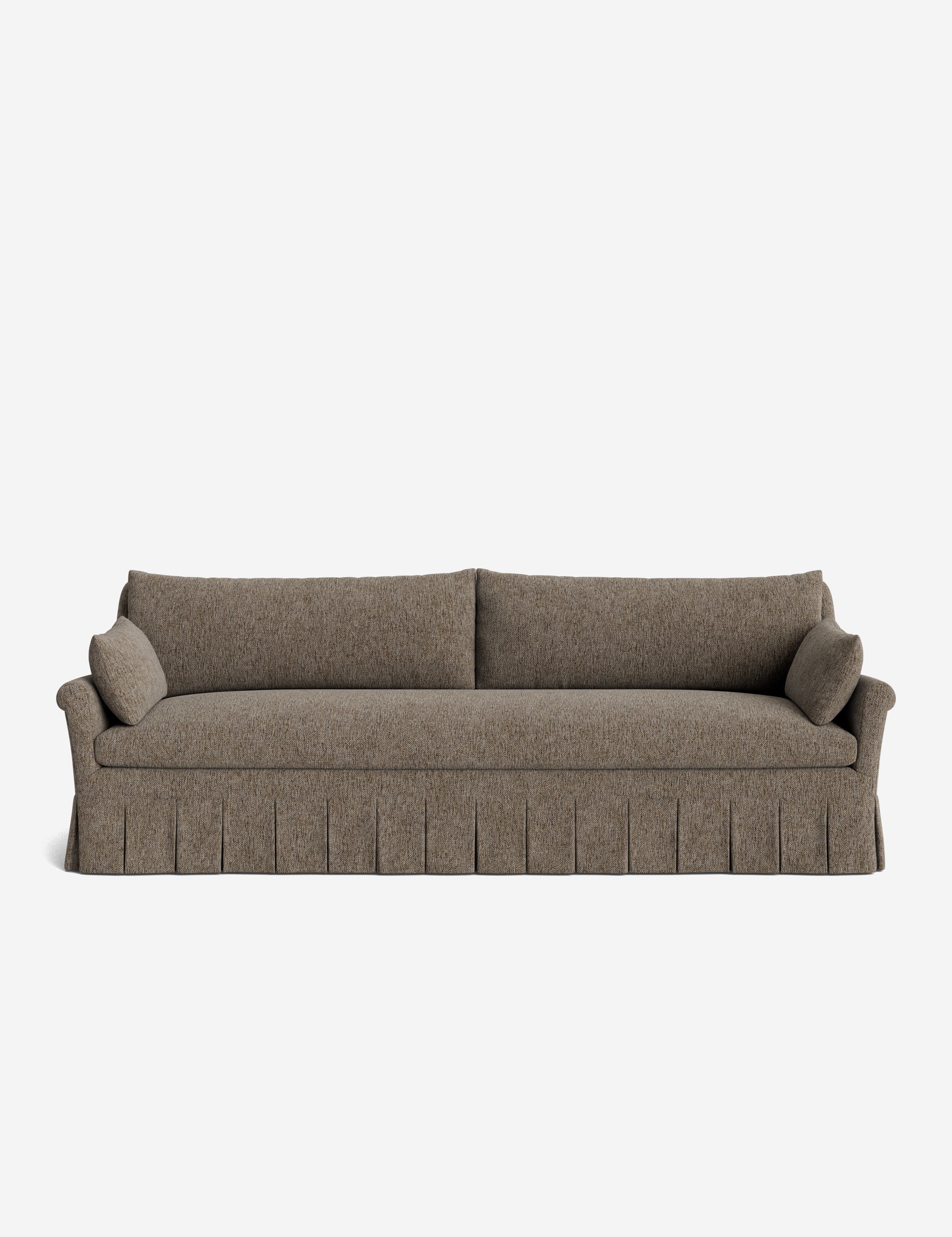 Lulu and Georgia Portola Rolled Arm Pleated Sofa - view 108