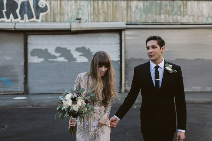 fiftyflowers.com Fall New York Loft Wedding - view 2