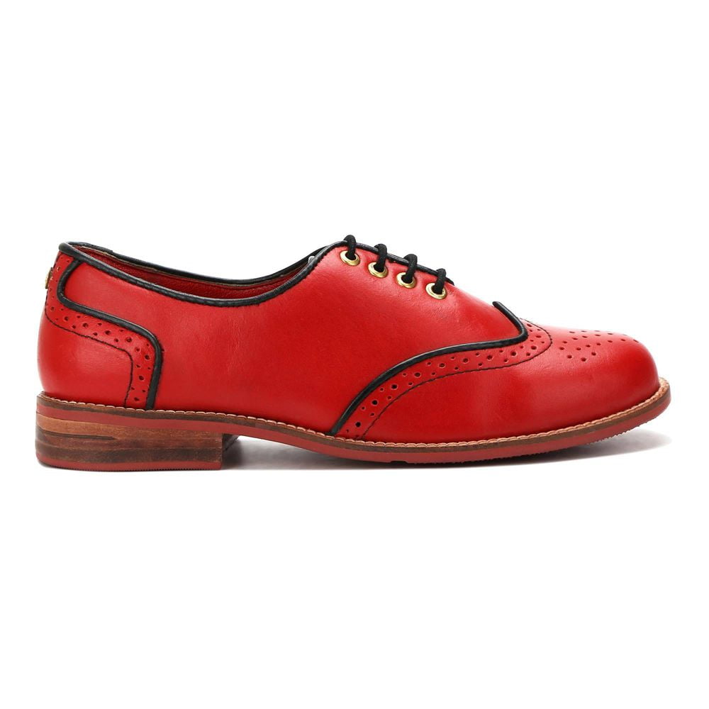 Banjaaran India Core Brogue's Women – Crimson (discontinued) - view 3