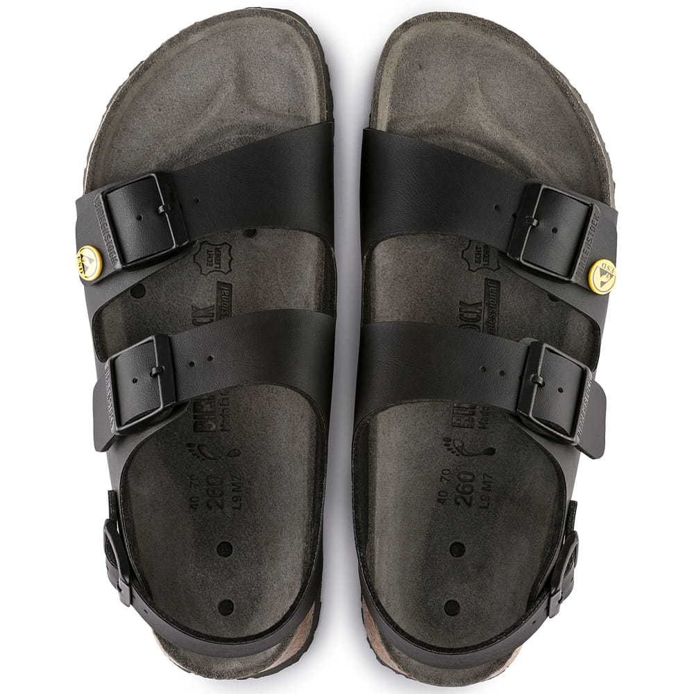 Birkenstock Milano Birko-Flor – Black Black/Black - view 3