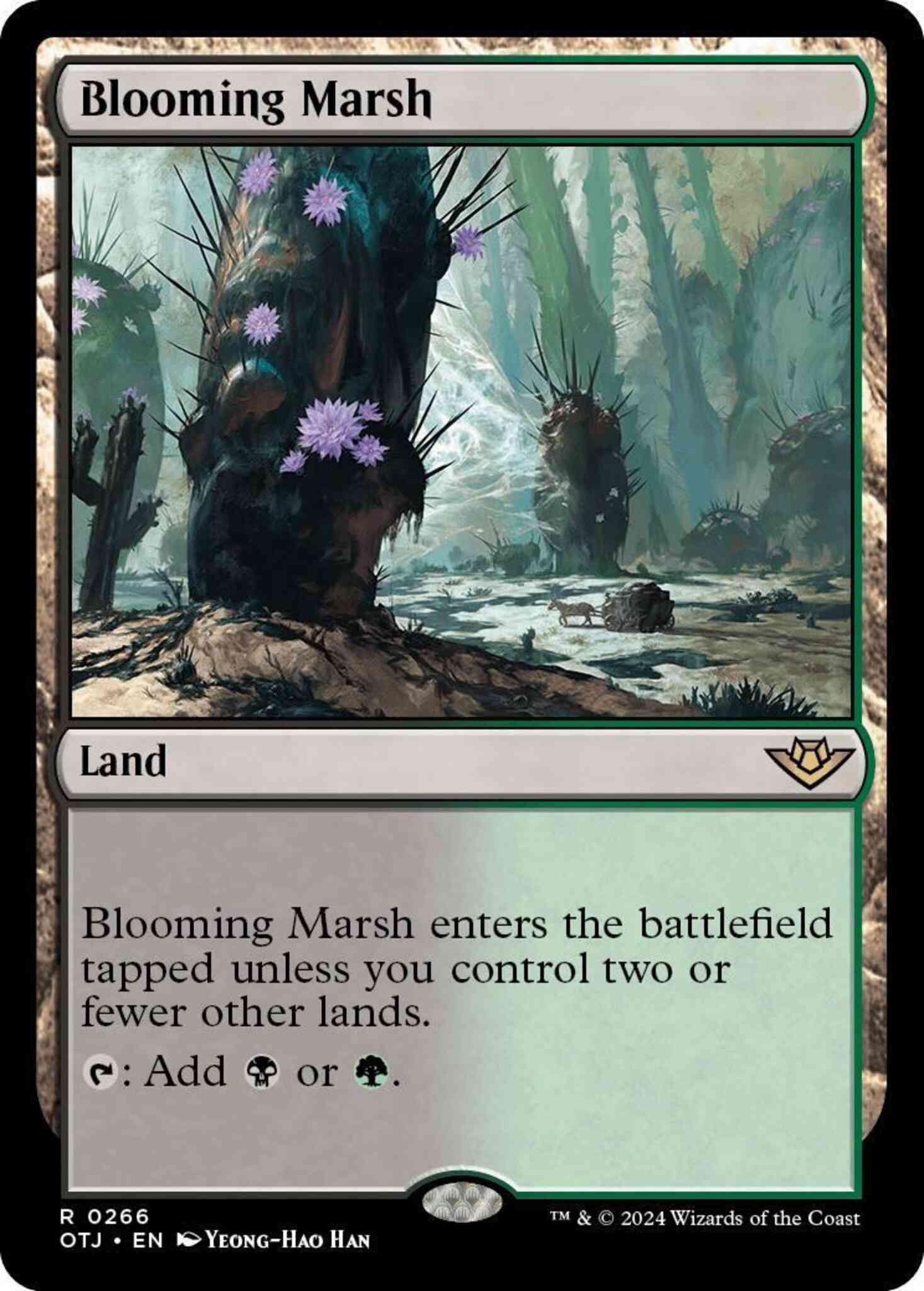 Blooming marsh 266 – Magic Blooming Marsh [266] [Outlaws of Thunder Junction] [Non-Foil]