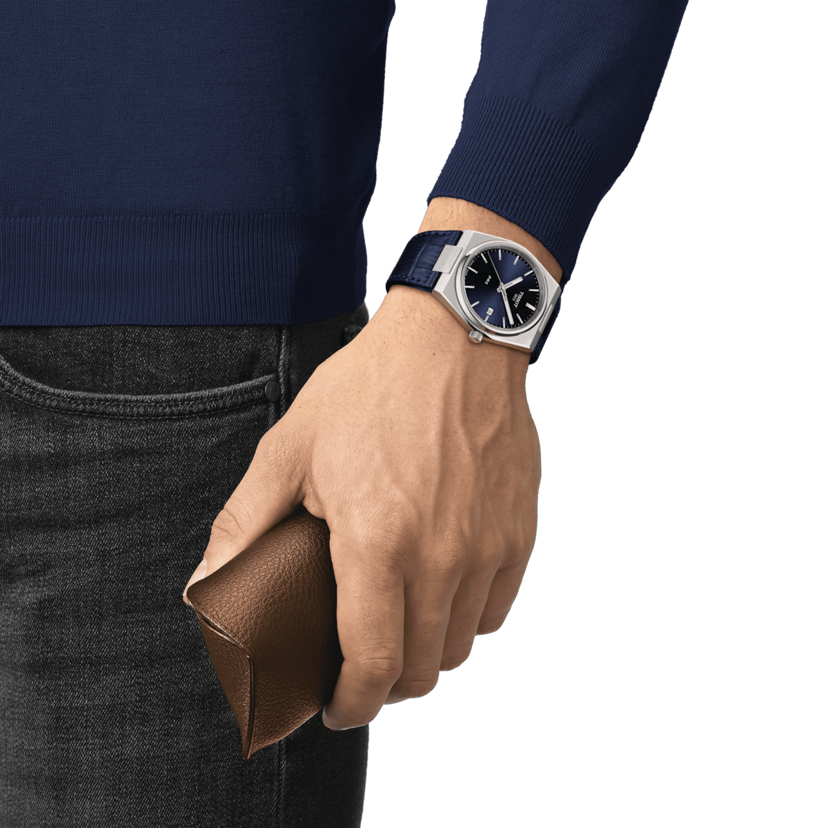 Tissot T-Classic Blue Dial Men 40mm - view 2