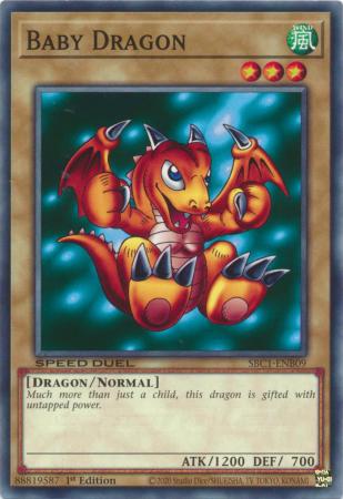 Yu-Gi-Oh! Baby Dragon - SBC1-ENB09 - Common - 1st Edition