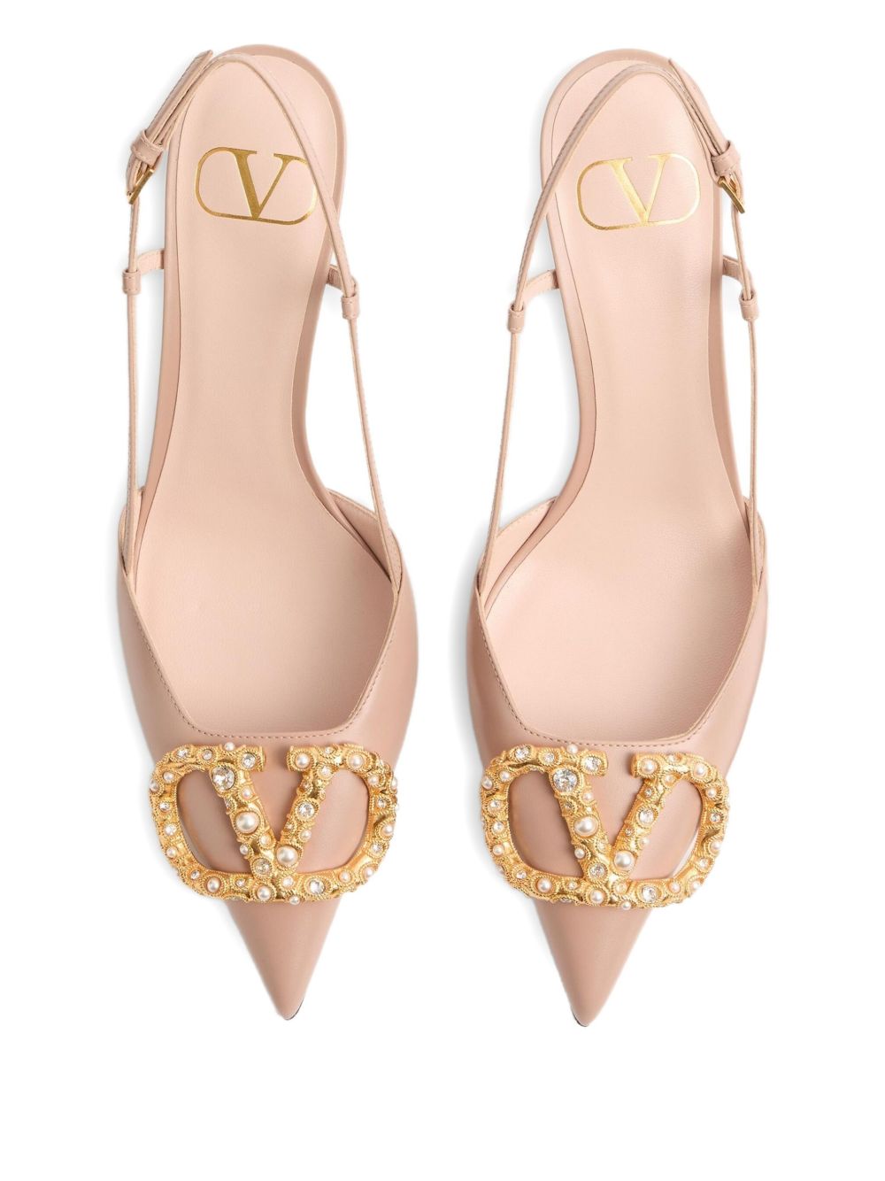 Valentino Garavani Vlogo Signature Slingback Décolleté In 80mm - view 2