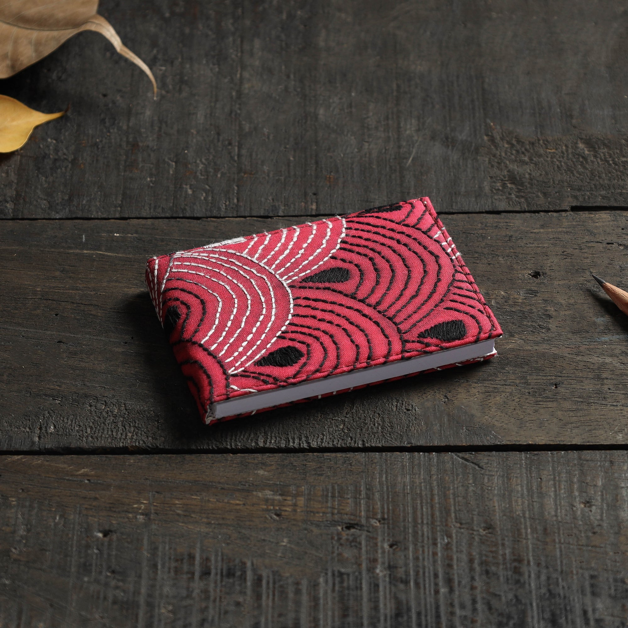 ASALKAAR Bengal Kantha Work Handcrafted Notepad (4 x 3 in)