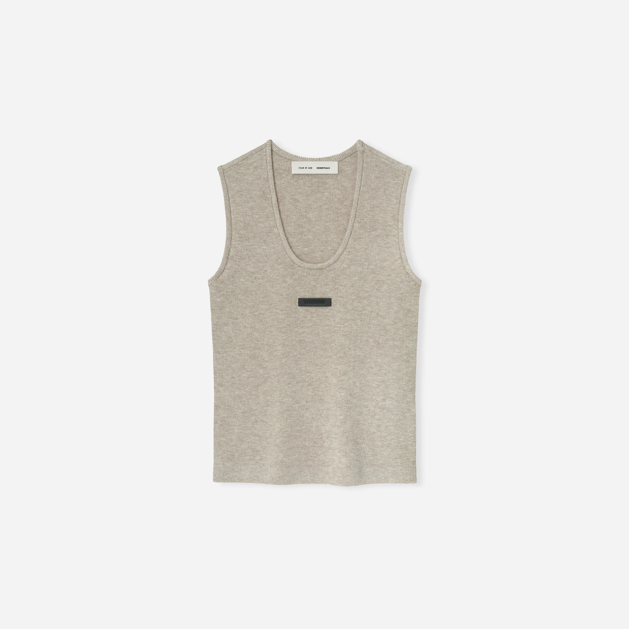 Fear Of God Essentials SS25 Womens Soft Rib Knit Tank- Timber