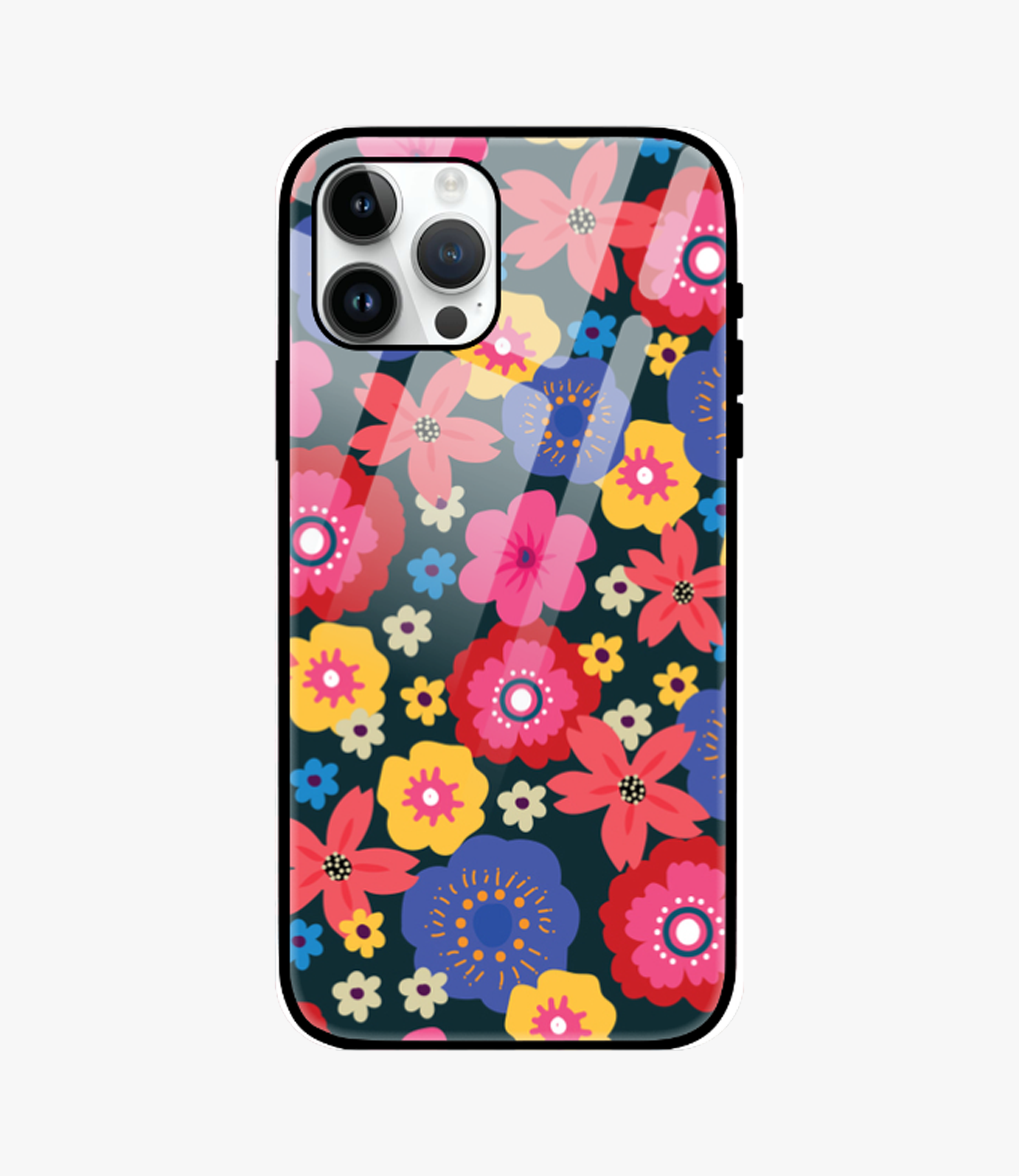 The Case Company Colorfull Spring Glass Case for iPhone 14 Pro Max