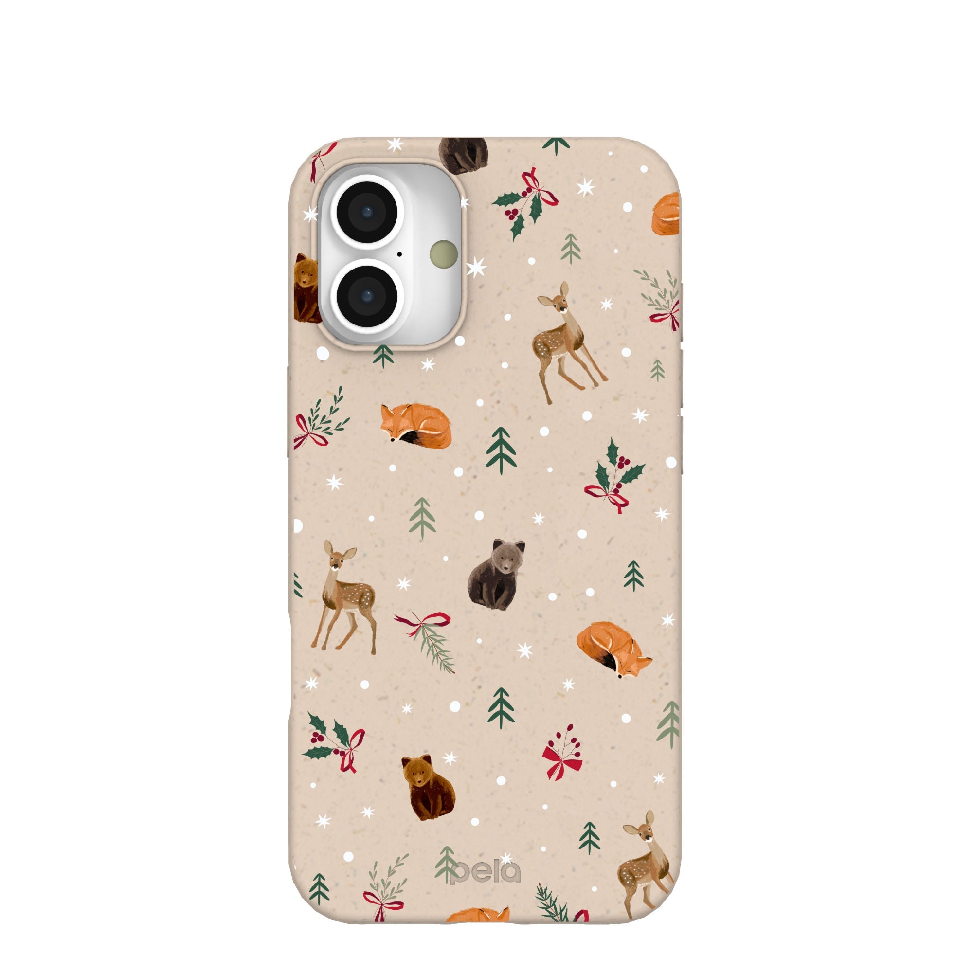 BlackTree Seashell Winter Woodland iPhone 16 Plus Case