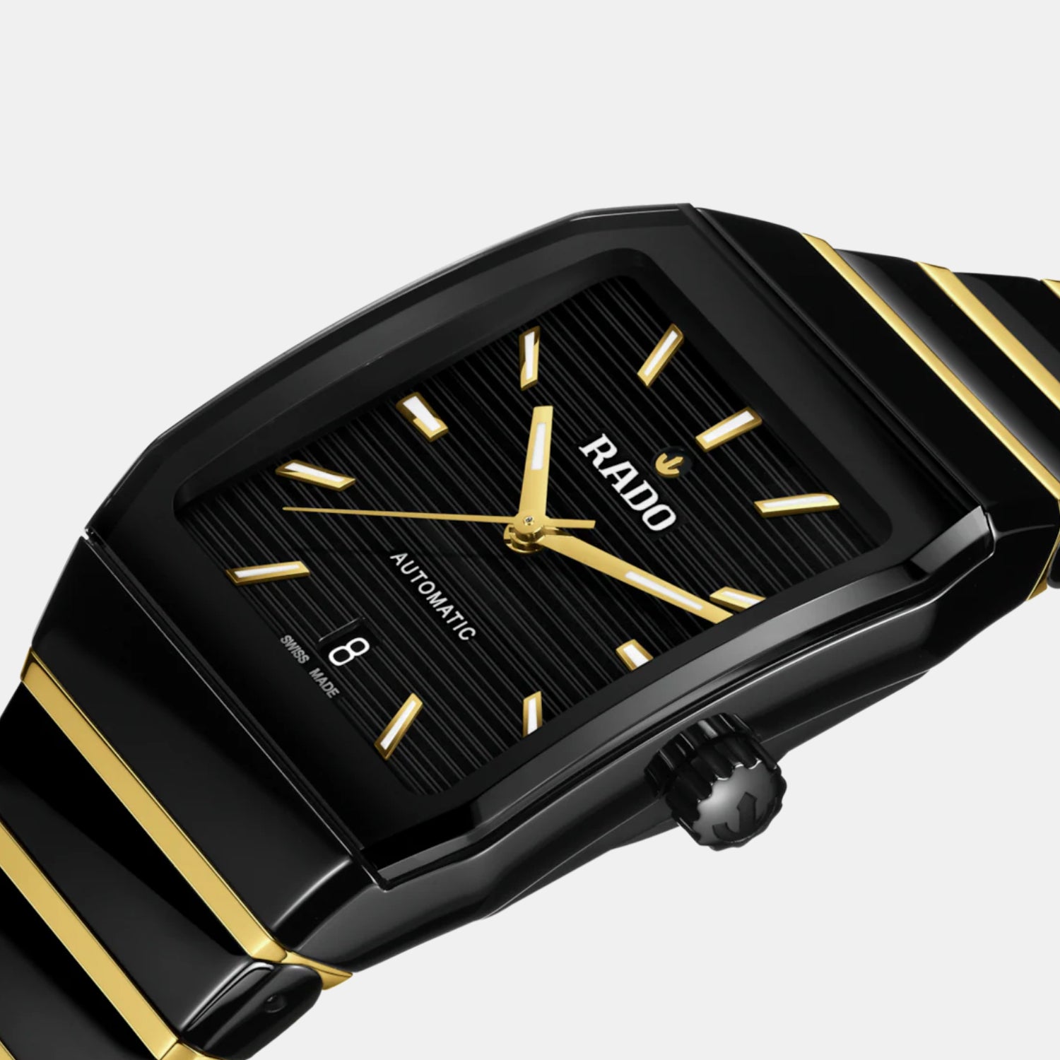Rado Anatom Unisex Automatic Black Dial Analog Ceramic Watch R10200152 - view 2