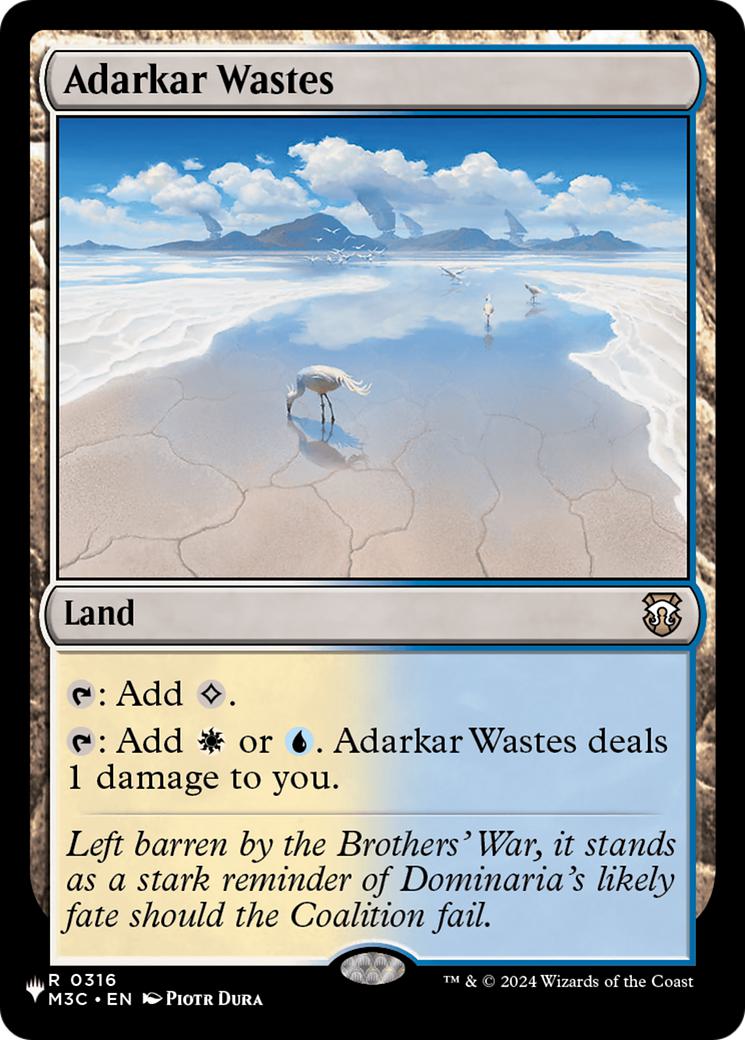 Adarkar wastes m3c-316 – Magic Adarkar Wastes [M3C-316] [The List] [Non-Foil]