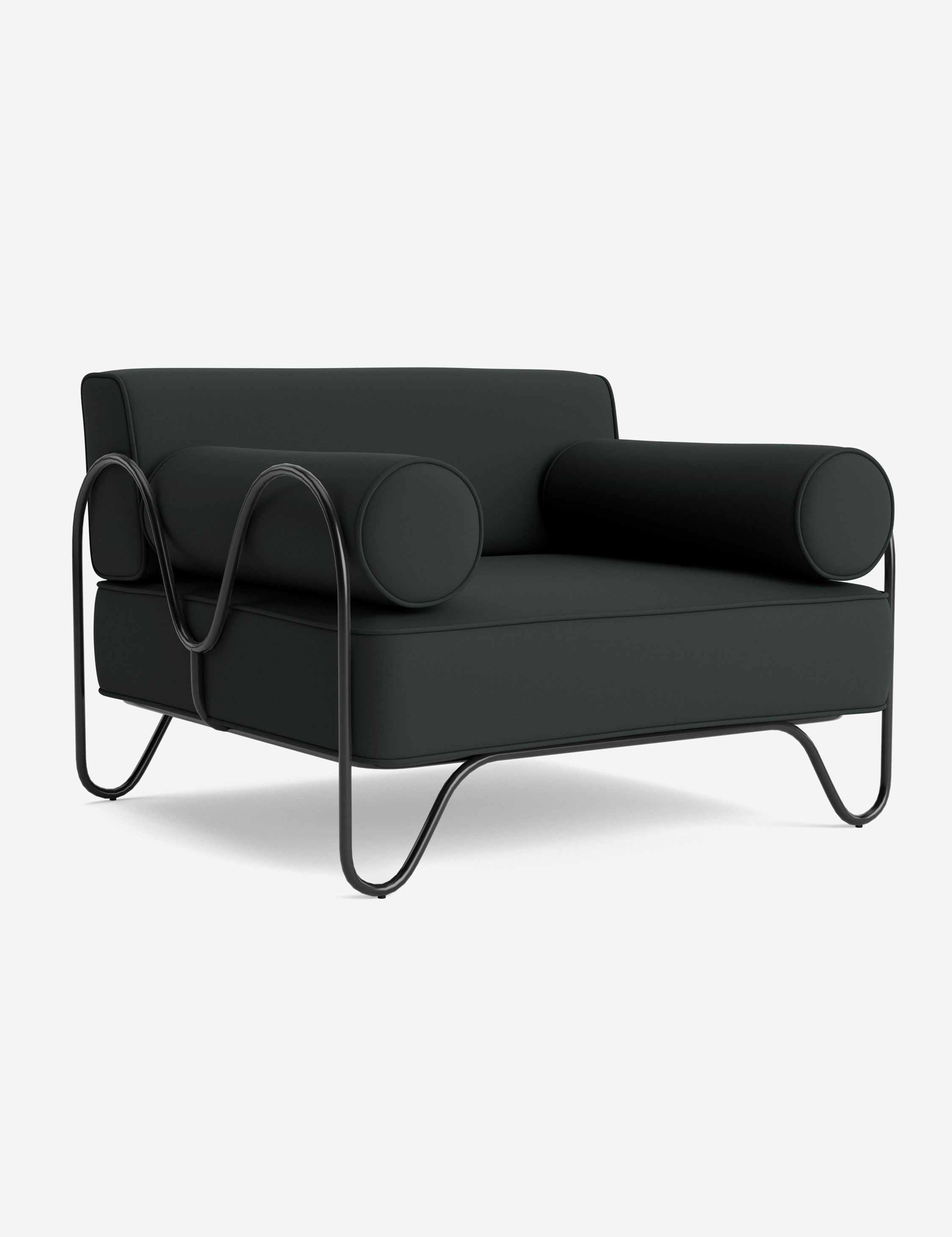 Lulu and Georgia Peggy Outdoor Accent Chair Cushion by Sarah Sherman Samuel - view 71