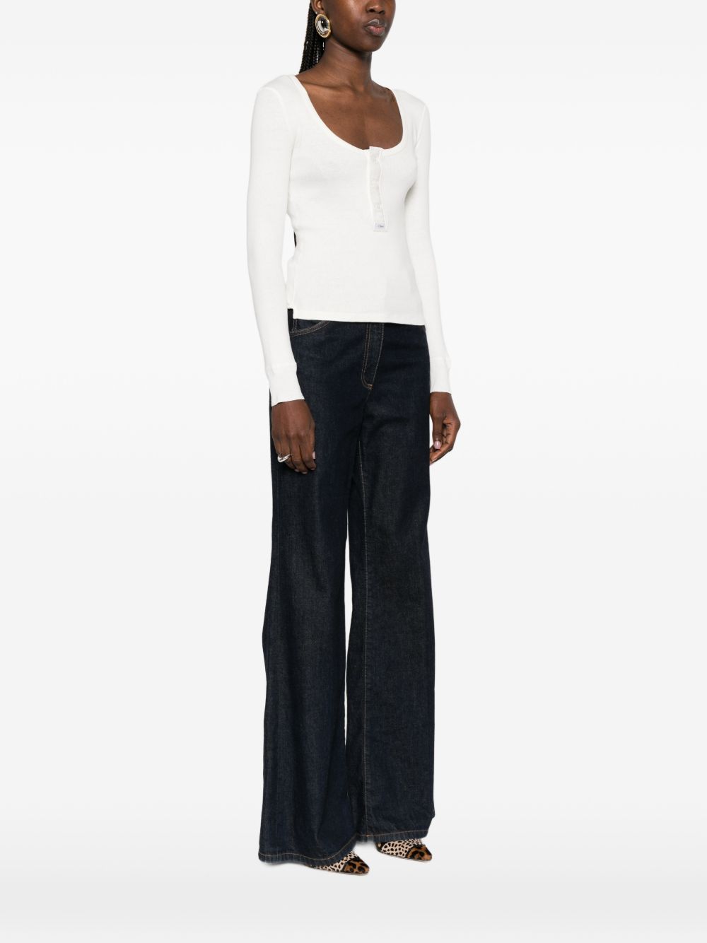 Chloé Chloe Cotton sweater – 100% Cotton - view 3