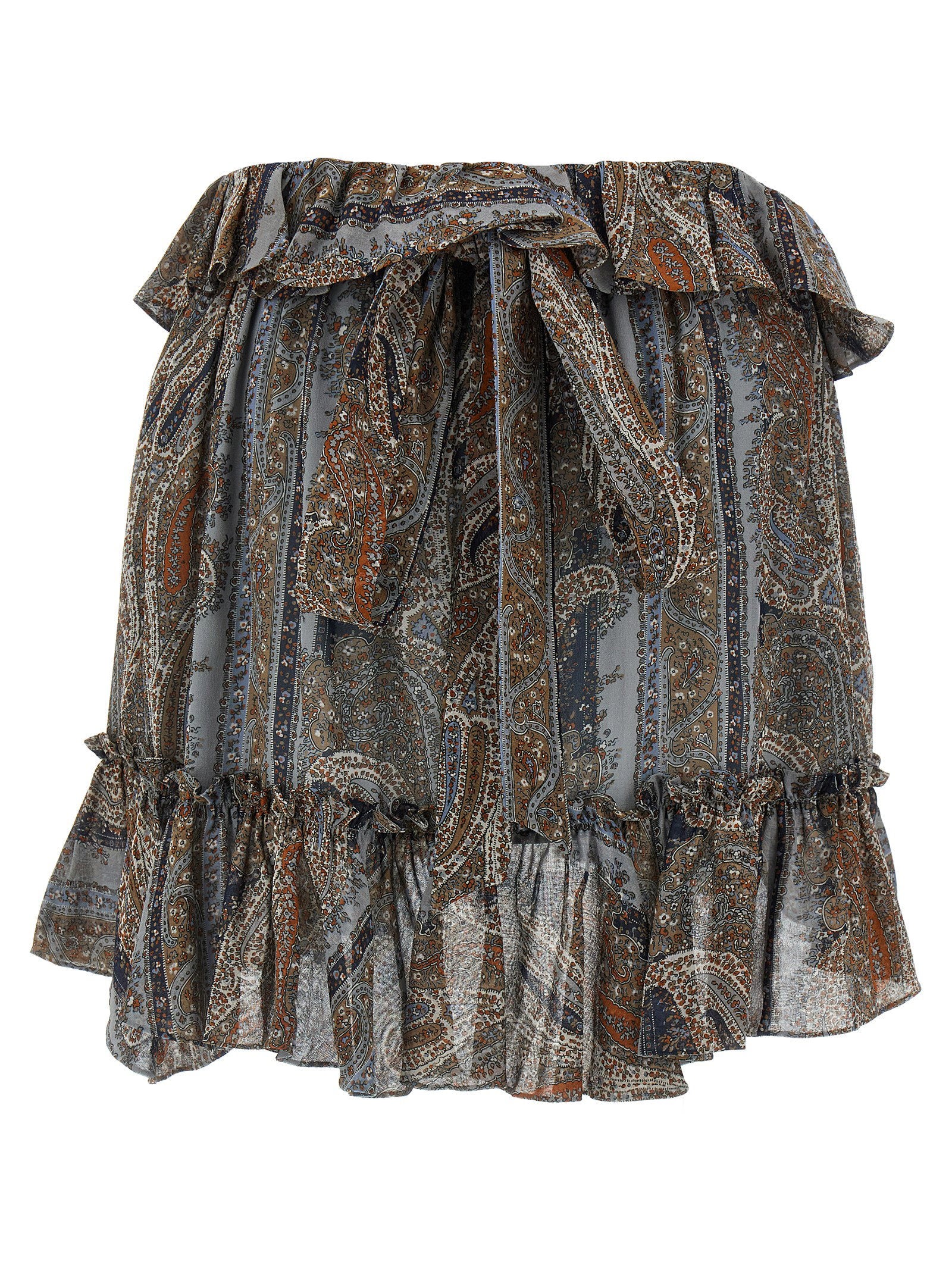 Saint Laurent All Over Print Skirt – 100% silk - view 2