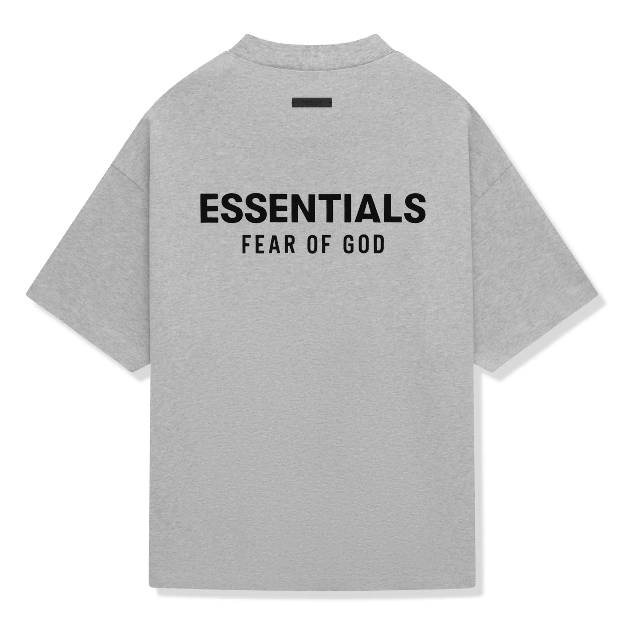 Fear Of God Essentials Jersey Crewneck Light Heather Grey T Shirt - view 2