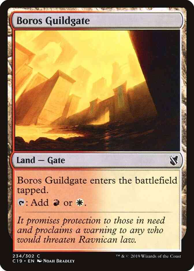 Boros guildgate 234 – Magic Boros Guildgate [234] [Commander 2019] [Non-Foil]