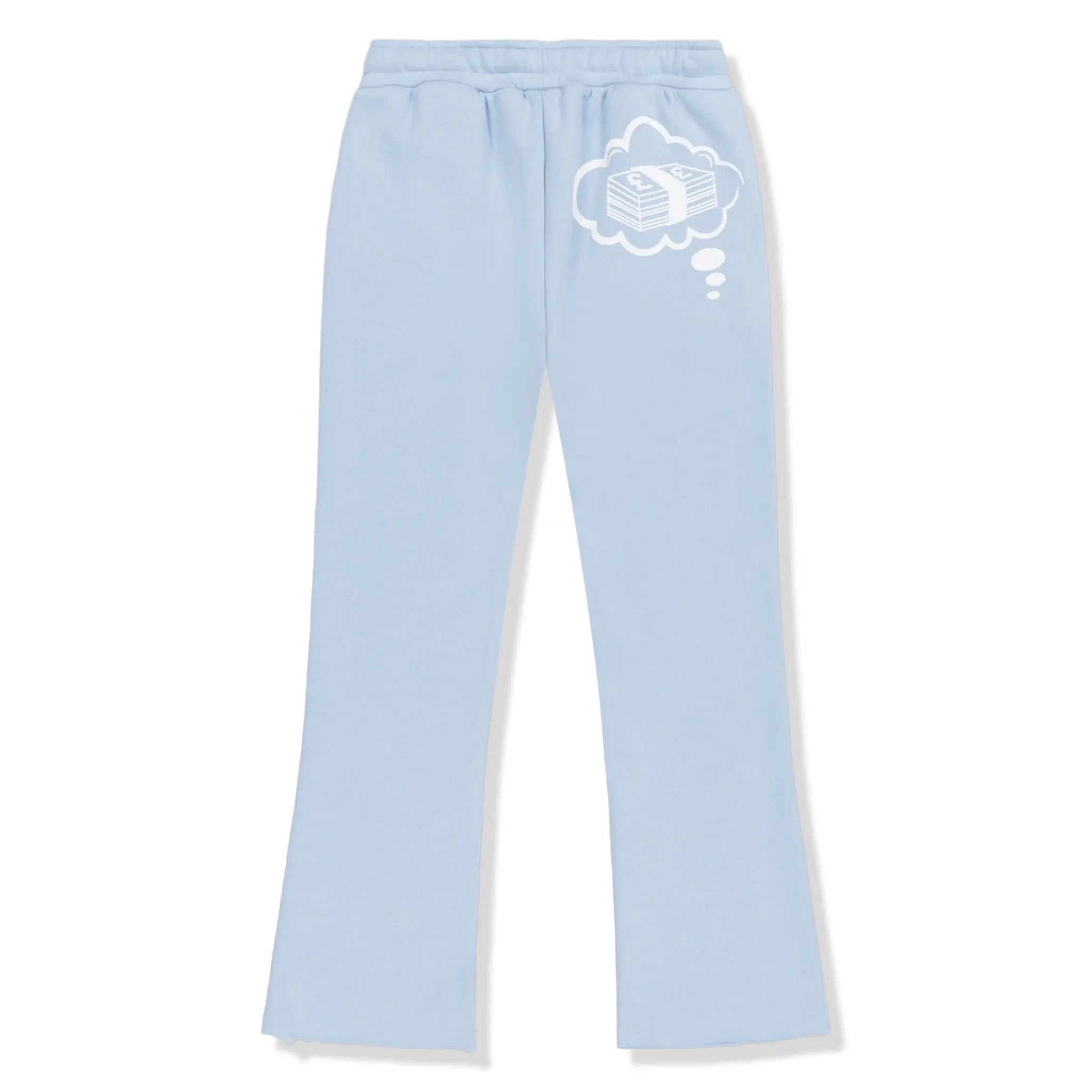 Fully Paid Dreams Sky Blue White Joggers - view 2